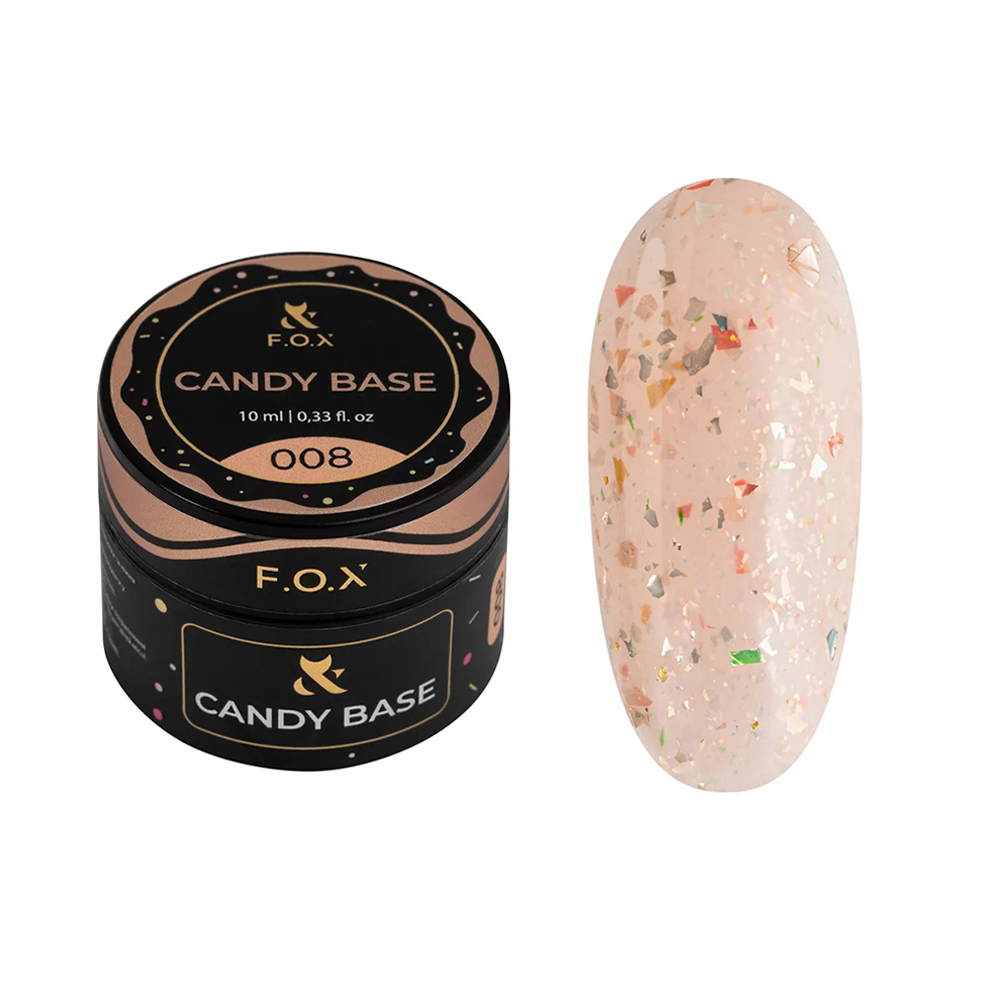 Базове покриття для гель-лаку F.O.X Base Candy 008, 10 мл
Базове покриття для гель-лаку F.O.X Base Candy 008, 10 мл