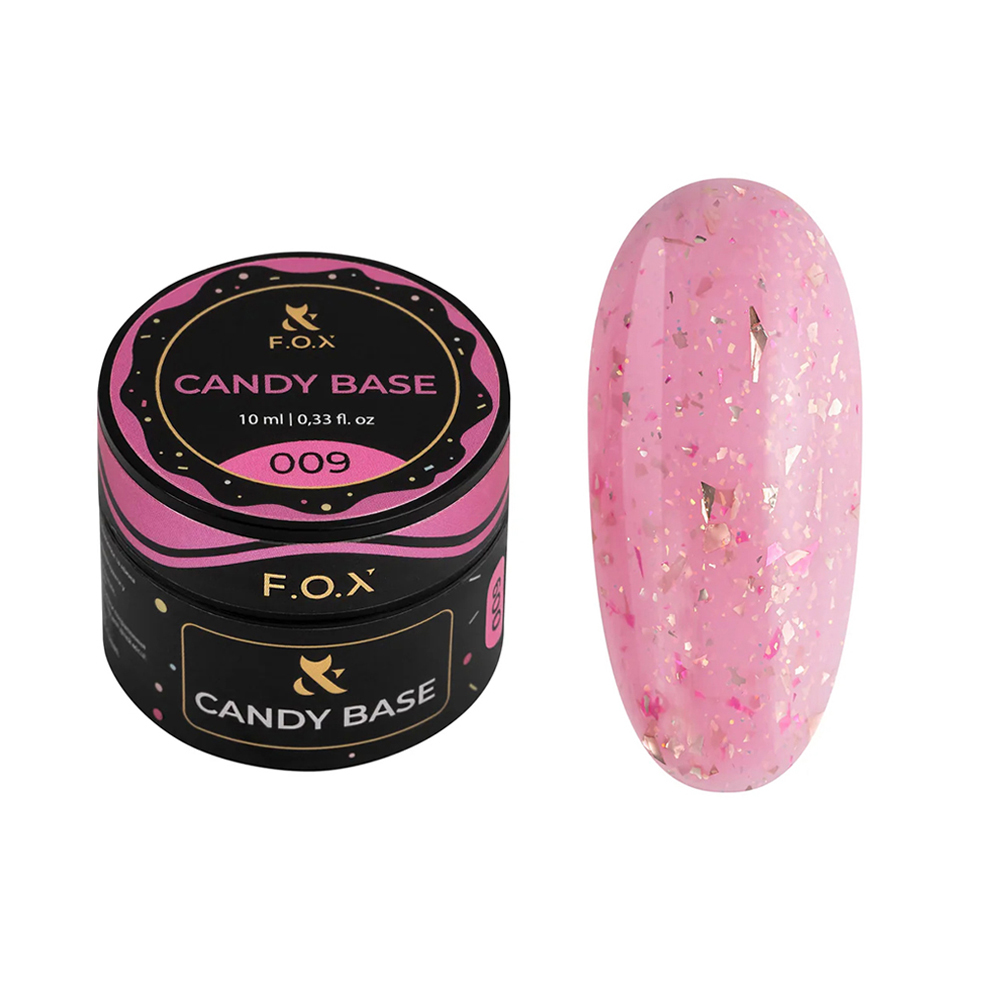 Базове покриття для гель-лаку F.O.X Base Candy 009, 10 мл
Базове покриття для гель-лаку F.O.X Base Candy 009, 10 мл