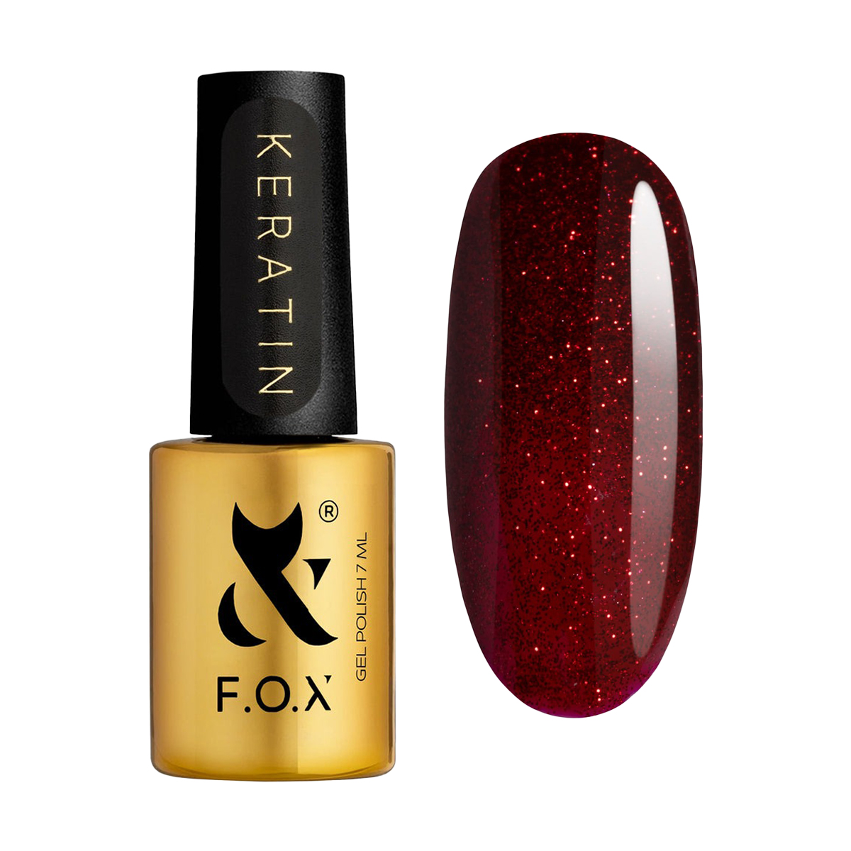 Гель-лак для нігтів F.O.X Keratin Fashion Capsule Gel Polish 004, 7 мл
Гель-лак для нігтів F.O.X Keratin Fashion Capsule Gel Polish 004, 7 мл