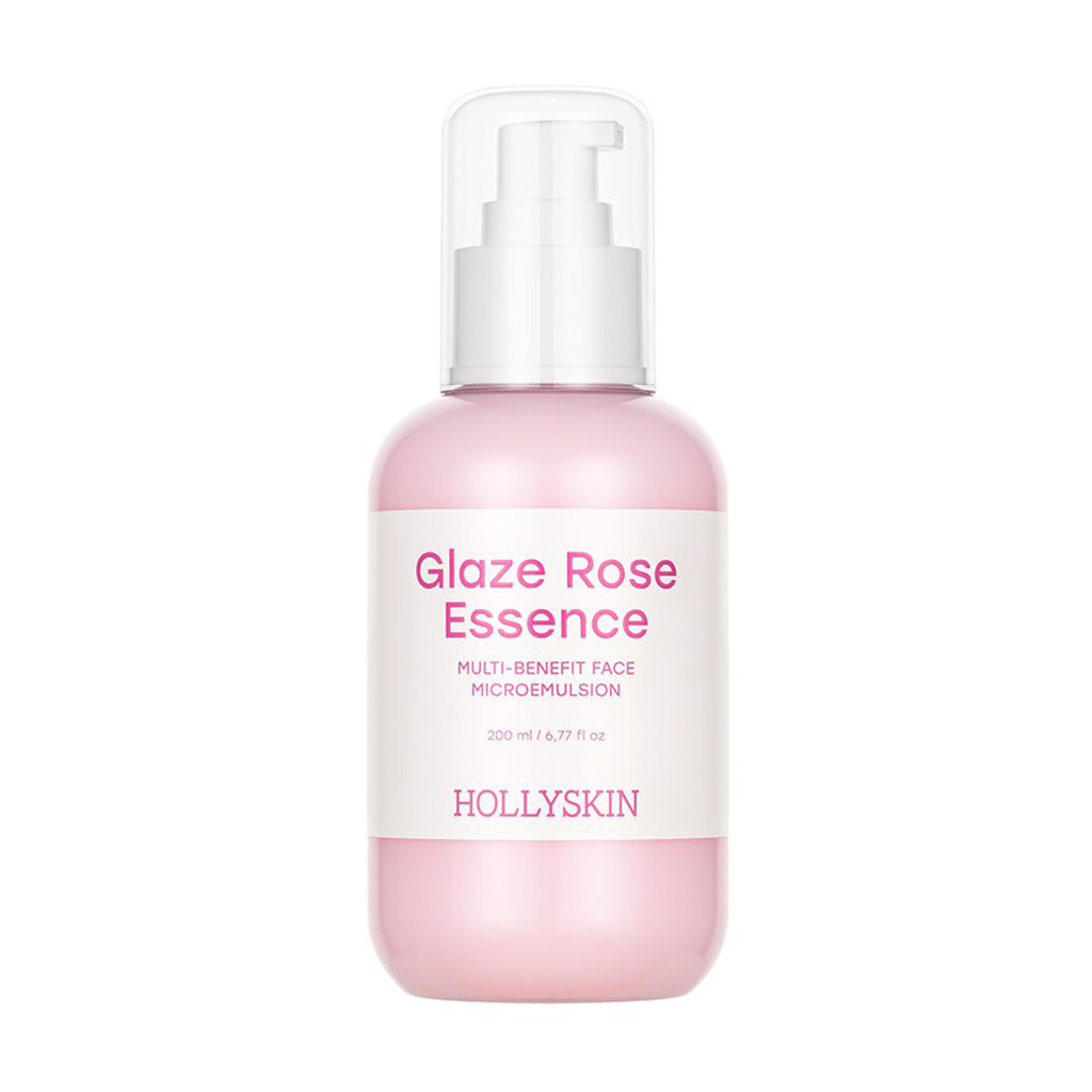 Мультифункціональна трояндова мікроемульсія для обличчя Hollyskin Glaze Rose Essence, 200 мл
Мультифункціональна трояндова мікроемульсія для обличчя Hollyskin Glaze Rose Essence, 200 мл