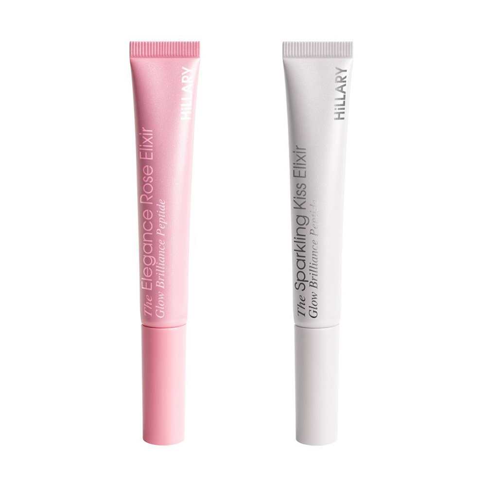 Набір блисків для губ Hillary Lip Volume & Hydration Gloss Set (Sparkling Kiss, 10 мл + Elegance Rose Elixir, 10 мл)
Набір блисків для губ Hillary Lip Volume & Hydration Gloss Set (Sparkling Kiss, 10 мл + Elegance Rose Elixir, 10 мл)