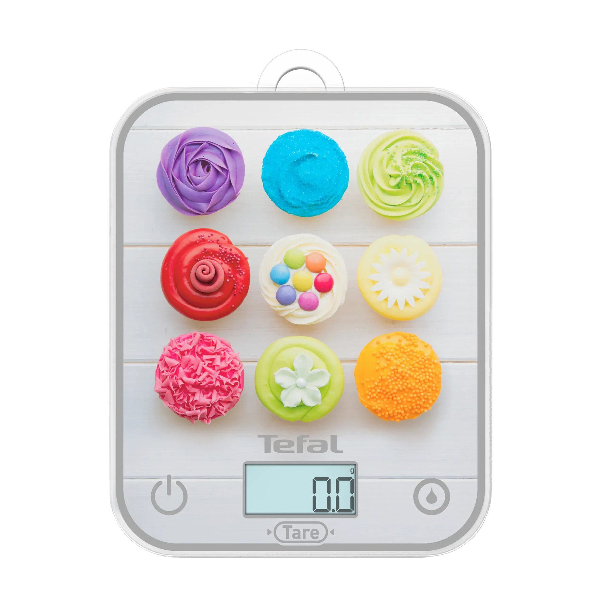 Ваги кухонні Tefal Optiss Cake Pops різнокольорові (BC50D4V0)
Ваги кухонні Tefal Optiss Cake Pops різнокольорові (BC50D4V0)