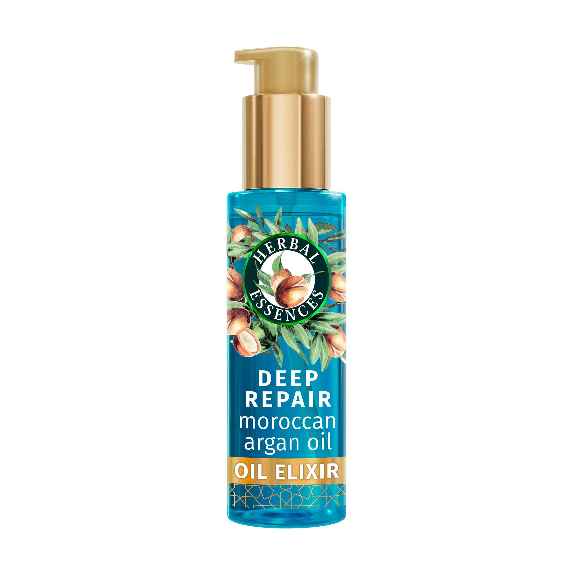 Відновлювальна олія для волосся Herbal Essences Deep Repair Maroccan Argan Oil Elixir з марокканською аргановою олією, 95 мл
Відновлювальна олія для волосся Herbal Essences Deep Repair Maroccan Argan Oil Elixir з марокканською аргановою олією, 95 мл