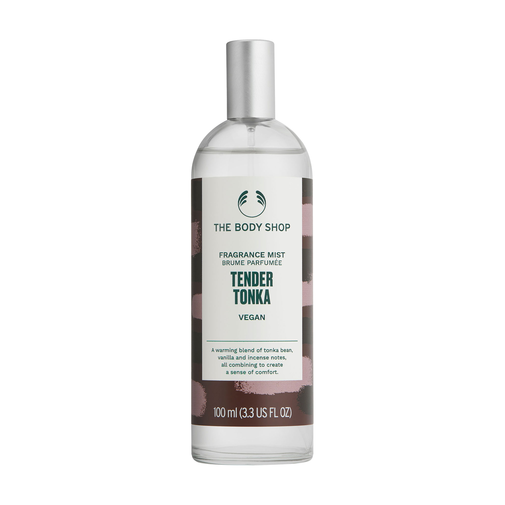Парфумований спрей для тіла The Body Shop Tender Tonka Fragrance Mist унісекс, 100 мл
Парфумований спрей для тіла The Body Shop Tender Tonka Fragrance Mist унісекс, 100 мл