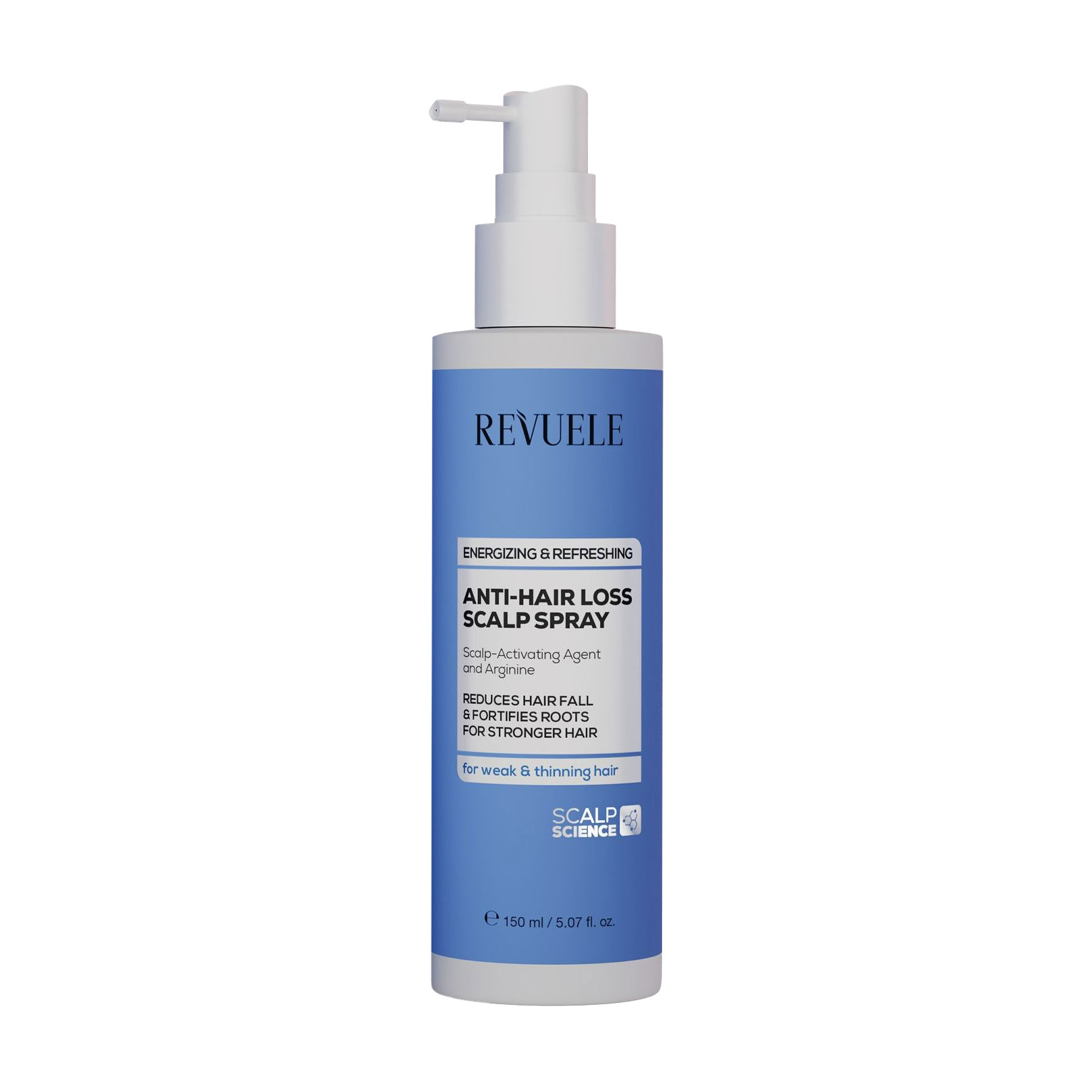 Спрей для шкіри голови Revuele Anti-Hair Loss Scalp Spray проти випадіння волосся, 150 мл
Спрей для шкіри голови Revuele Anti-Hair Loss Scalp Spray проти випадіння волосся, 150 мл