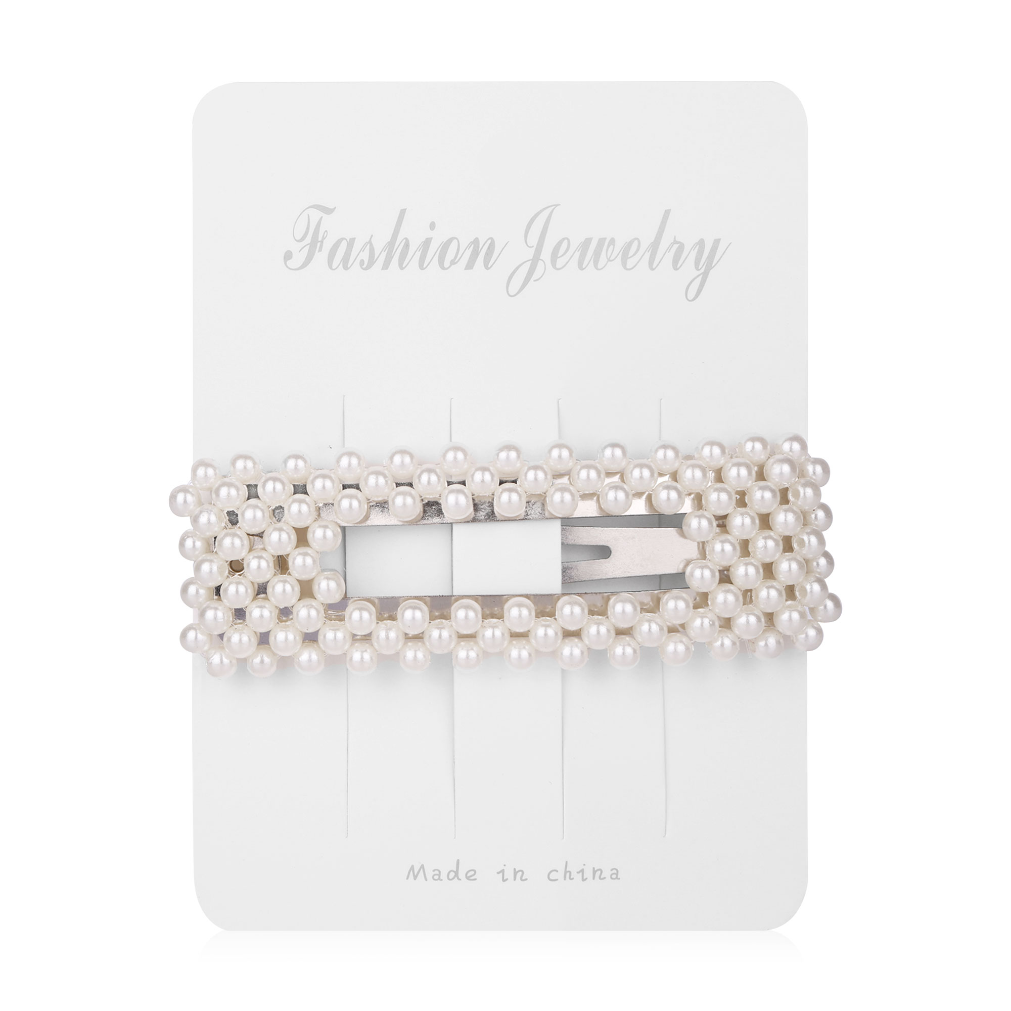 Заколка для волосся Перлинна шпилька, біла, відкрита, прямокутна, 1 шт (E25092656)
Заколка для волосся Перлинна шпилька, біла, відкрита, прямокутна, 1 шт (E25092656)