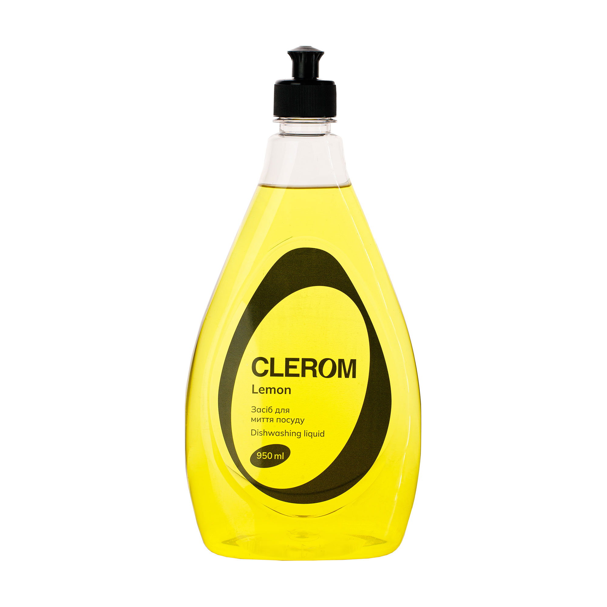Засіб для миття посуду CLEROM Lemon, 950 мл
Засіб для миття посуду CLEROM Lemon, 950 мл