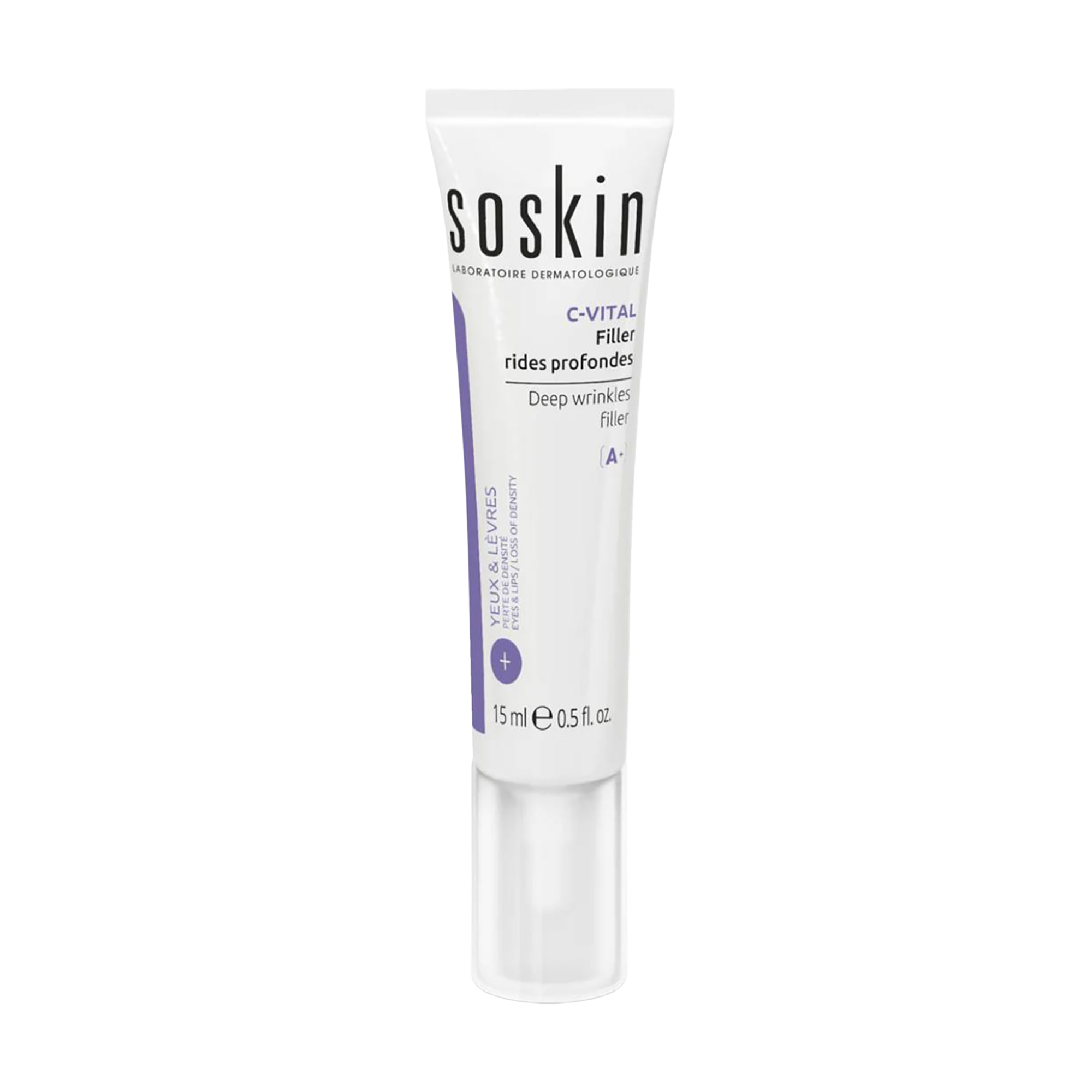 Крем-філер для шкіри навколо очей та губ Soskin Deep Wrinkles Filler C-Vital проти глибоких зморщок, 15 мл
Крем-філер для шкіри навколо очей та губ Soskin Deep Wrinkles Filler C-Vital проти глибоких зморщок, 15 мл