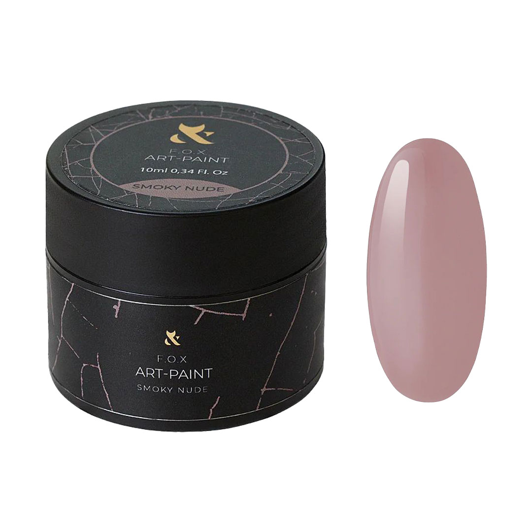 Гель-фарба для нігтів F.O.X Art-Paint, Smoky Nude, 10 мл
Гель-фарба для нігтів F.O.X Art-Paint, Smoky Nude, 10 мл