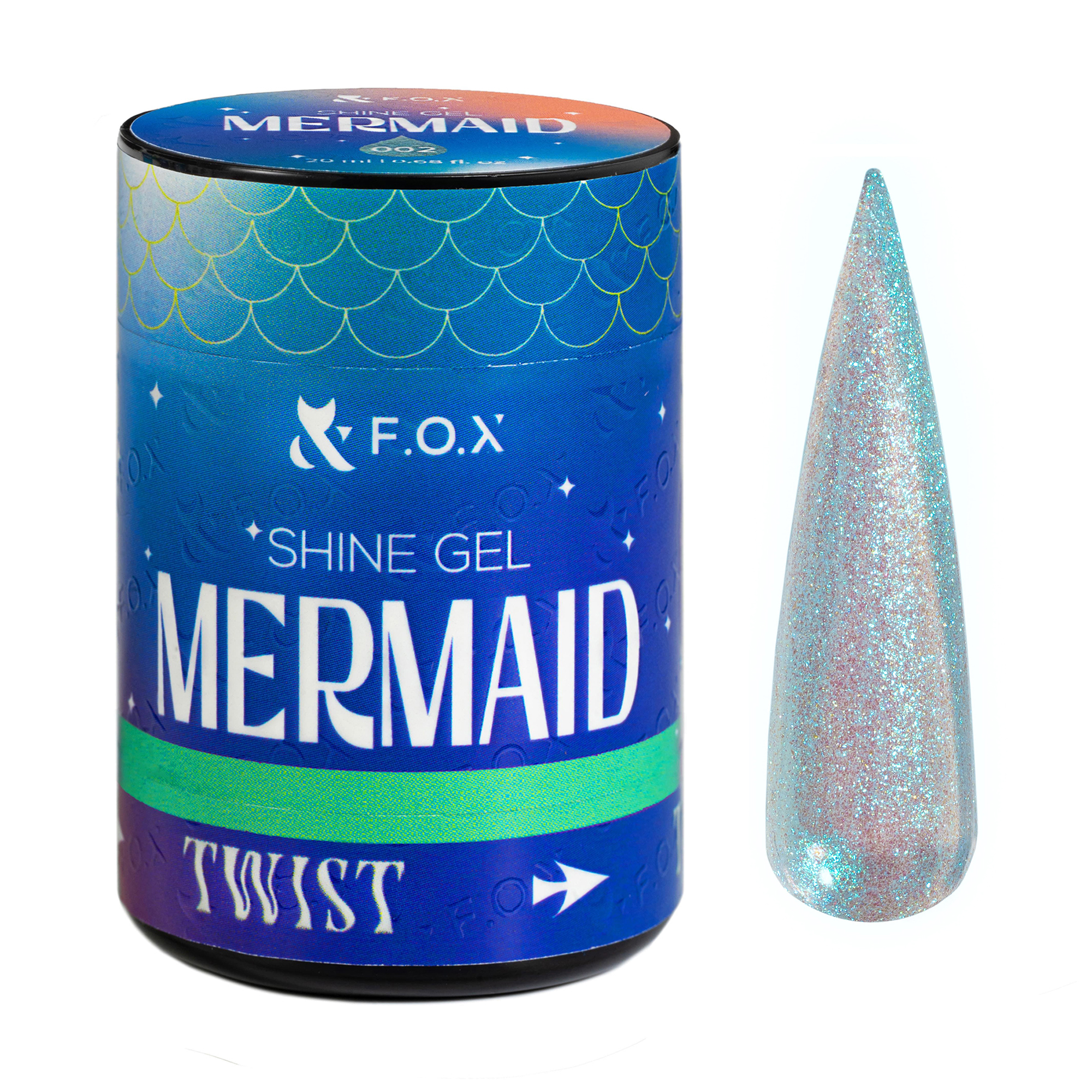 Гель для укріплення натуральних нігтів F.O.X Shine Gel Mermaid 002, 20 мл
Гель для укріплення натуральних нігтів F.O.X Shine Gel Mermaid 002, 20 мл