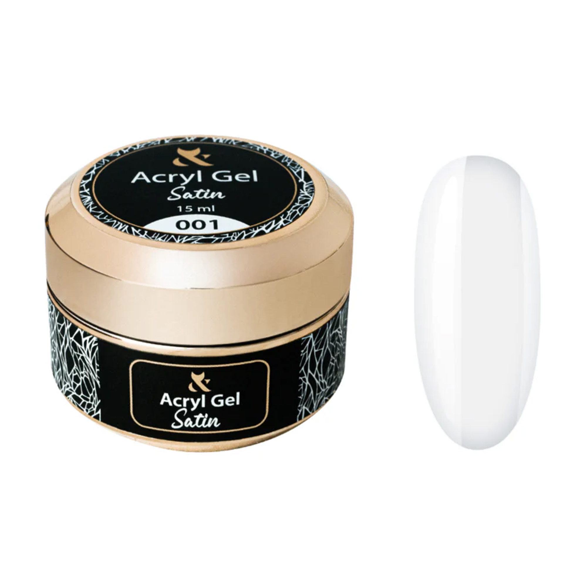 Акрил-гель для нігтів F.O.X Acryl Gel Satin 001, 15 мл
Акрил-гель для нігтів F.O.X Acryl Gel Satin 001, 15 мл