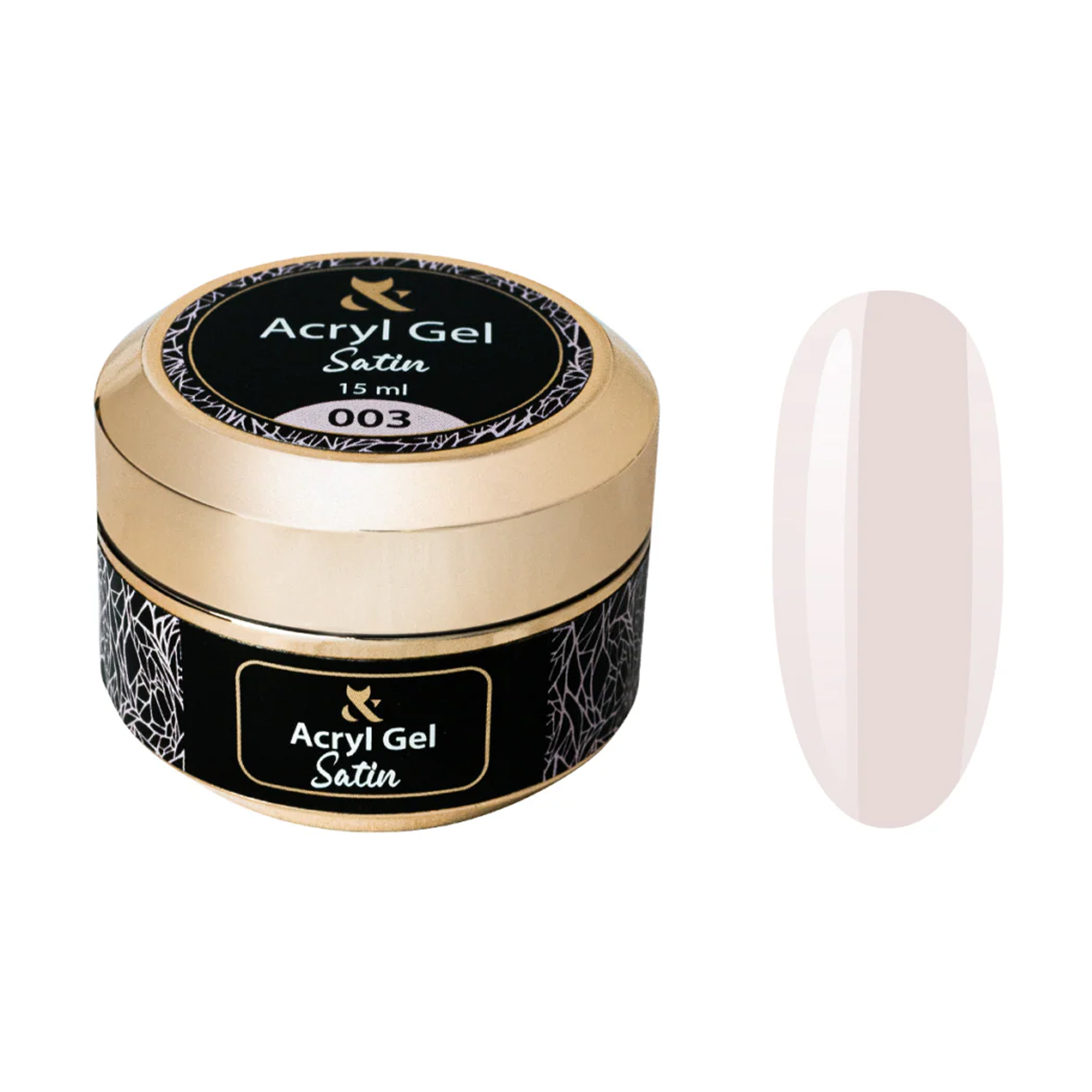 Акрил-гель для нігтів F.O.X Acryl Gel Satin 003, 15 мл
Акрил-гель для нігтів F.O.X Acryl Gel Satin 003, 15 мл