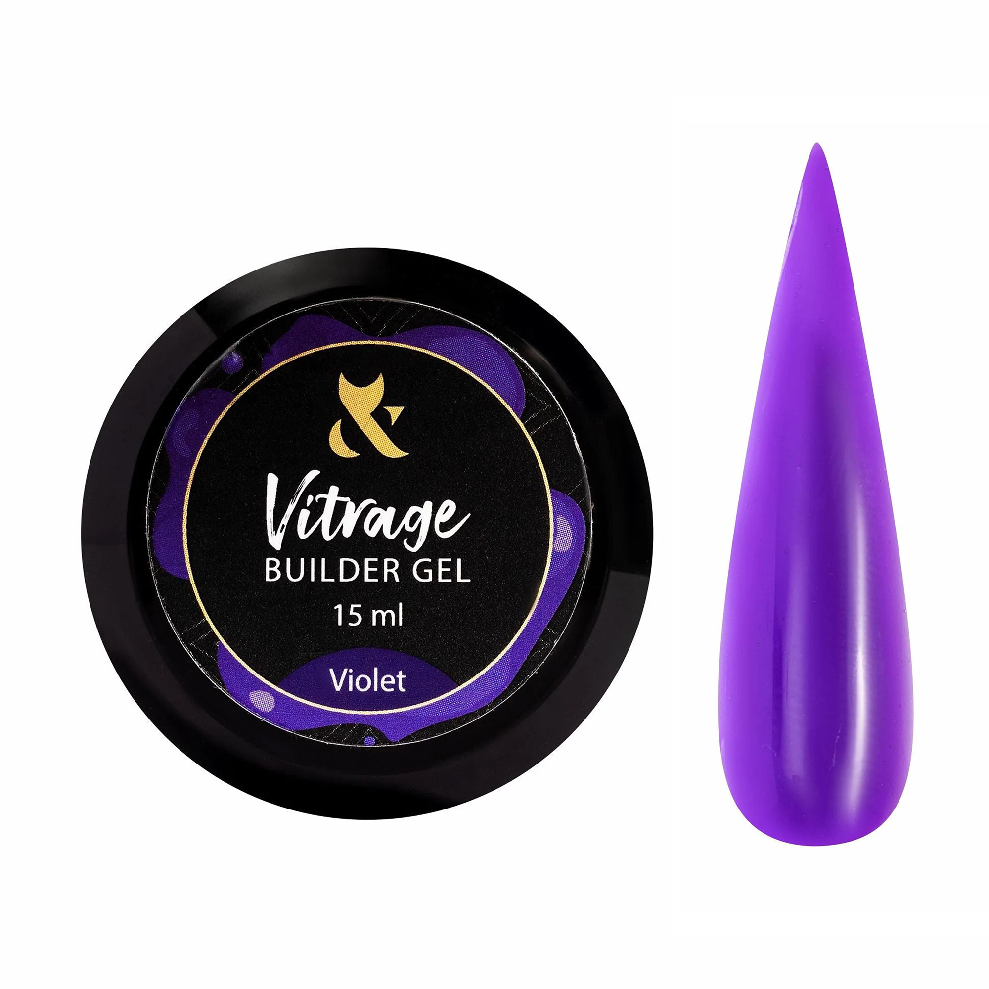 Вітражний будівельний гель для нігтів F.O.X Vitrage Builder Gel, Violet, 15 мл
Вітражний будівельний гель для нігтів F.O.X Vitrage Builder Gel, Violet, 15 мл