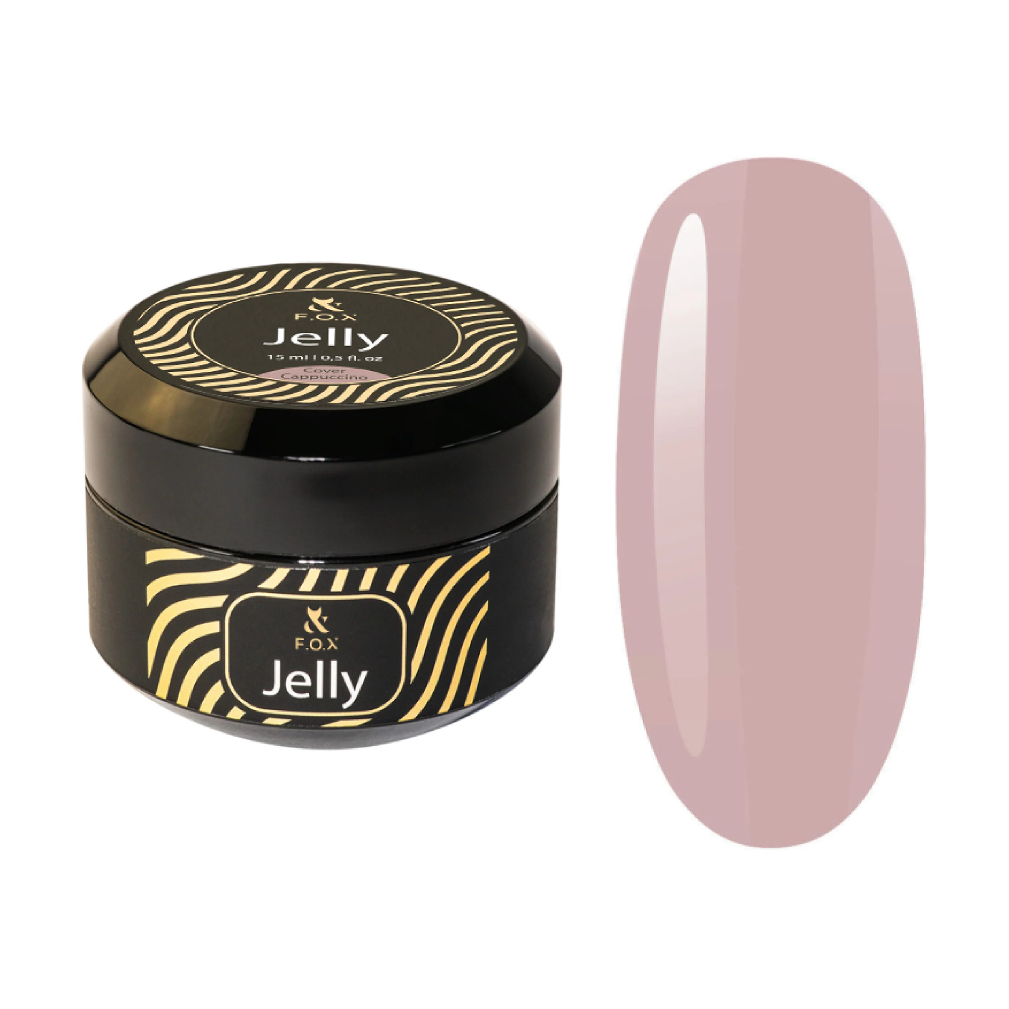 Будівельний гель-желе для нігтів F.O.X Jelly, Cover Cappuccino, 15 мл
Будівельний гель-желе для нігтів F.O.X Jelly, Cover Cappuccino, 15 мл