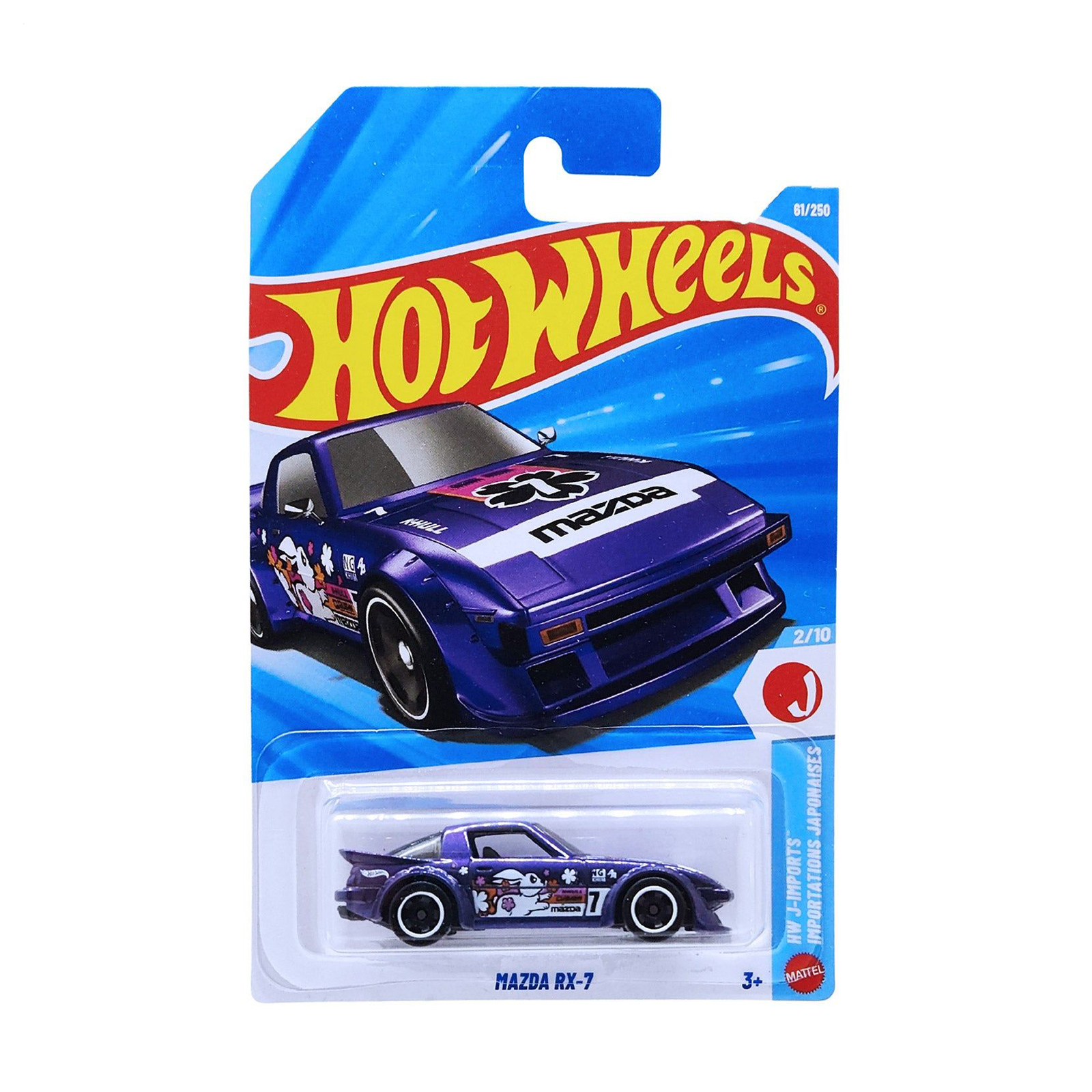 Базовий автомобіль Hot Wheels Mazda RX-7 фіолетовий, від 3 років, 11*3.5*11 см (5785)
Базовий автомобіль Hot Wheels Mazda RX-7 фіолетовий, від 3 років, 11*3.5*11 см (5785)