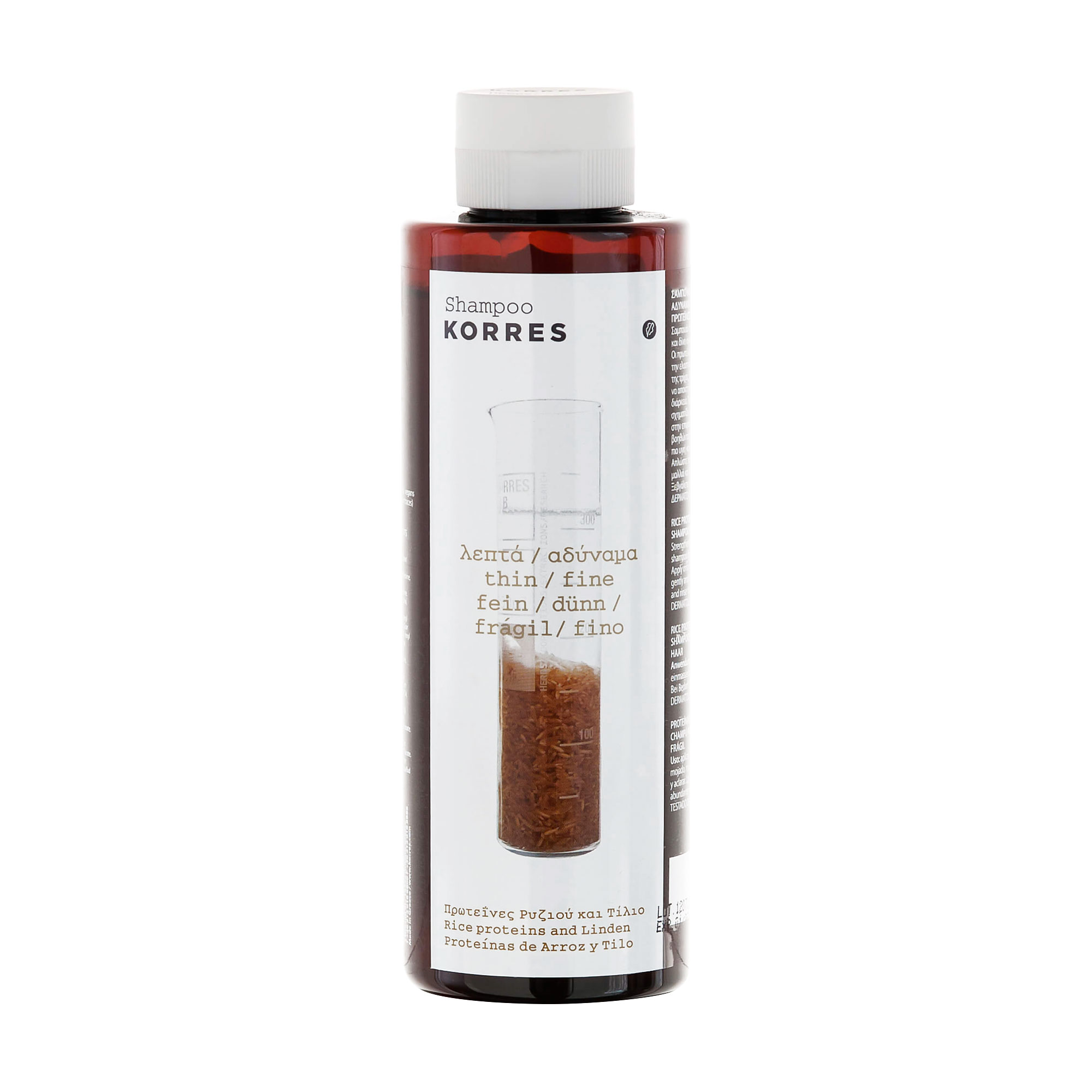 Шампунь Korres для тонкого та ламкого волосся, з протеїнами рису та екстрактом липи, 250 мл
Шампунь Korres для тонкого та ламкого волосся, з протеїнами рису та екстрактом липи, 250 мл