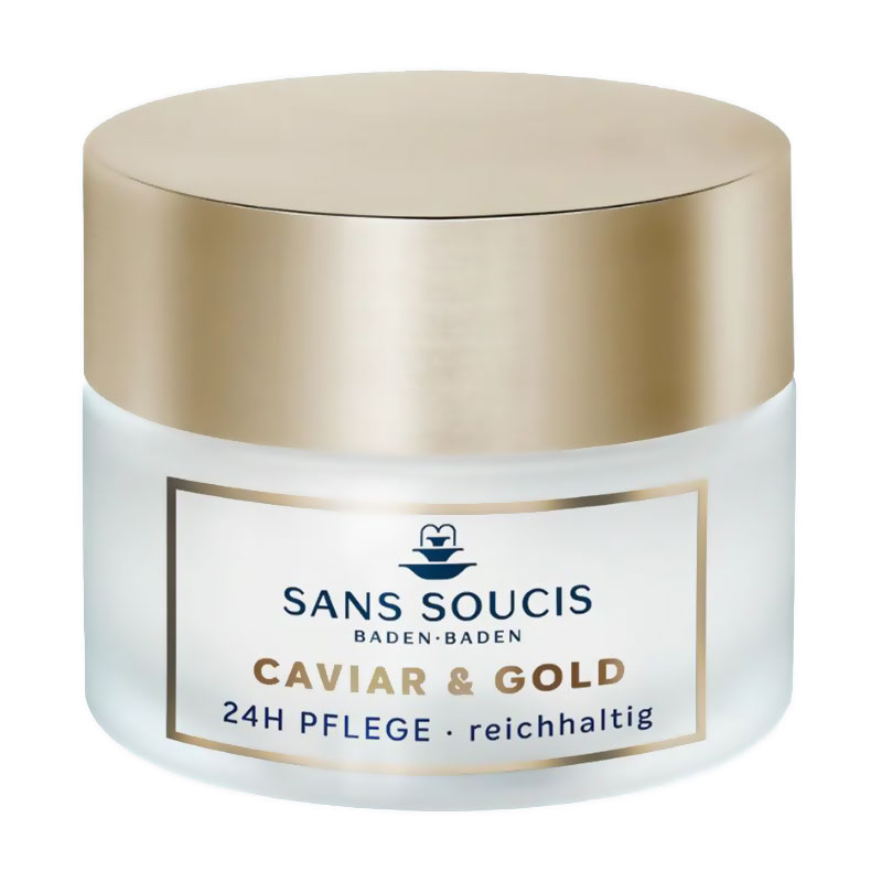 Антивіковий крем для обличчя Sans Soucis Caviar & Gold 24H Care Rich для сухої шкіри, 50 мл
Антивіковий крем для обличчя Sans Soucis Caviar & Gold 24H Care Rich для сухої шкіри, 50 мл