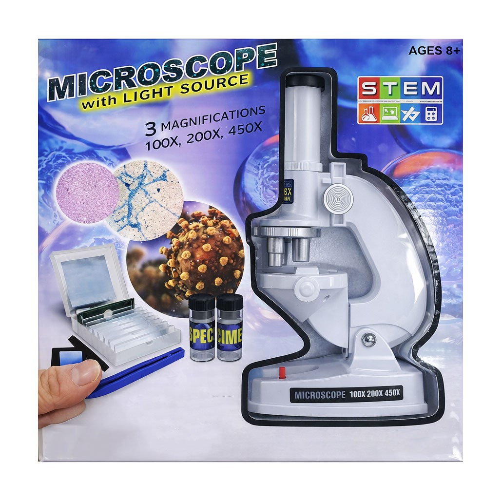 Дитяча іграшка Shantou Jinxing Мікроскоп, від 8 років (1061)
Дитяча іграшка Shantou Jinxing Мікроскоп, від 8 років (1061)