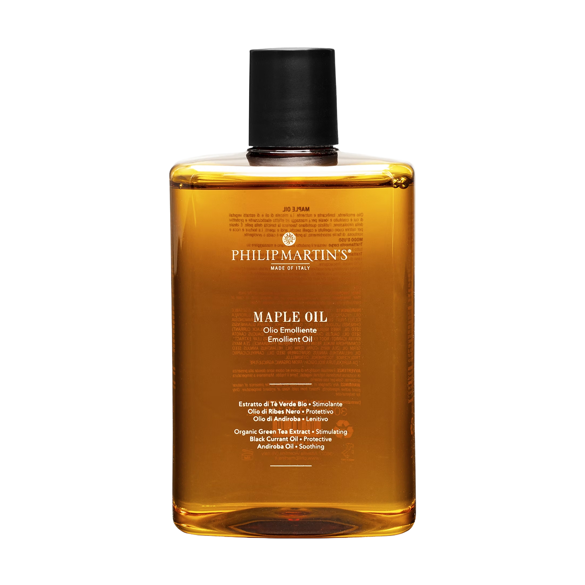 Поживна та регенерувальна масажна олія для тіла Philip Martin's Maple Body Emollient Oil, 300 мл
Поживна та регенерувальна масажна олія для тіла Philip Martin's Maple Body Emollient Oil, 300 мл