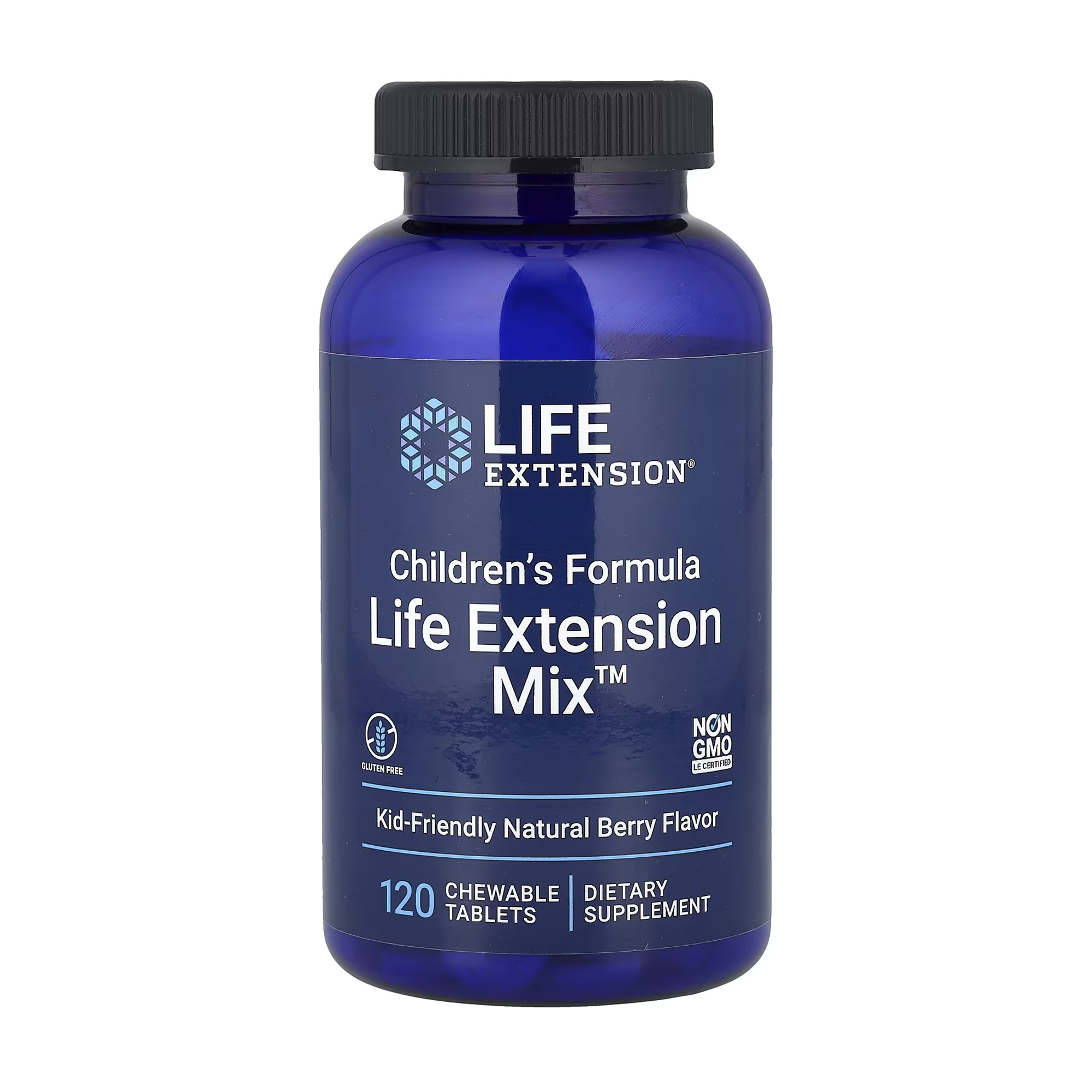 Дитячі мультивітаміни Life Extension Children's Formula Mix з ягідним смаком, 120 жувальних таблеток
Дитячі мультивітаміни Life Extension Children's Formula Mix з ягідним смаком, 120 жувальних таблеток