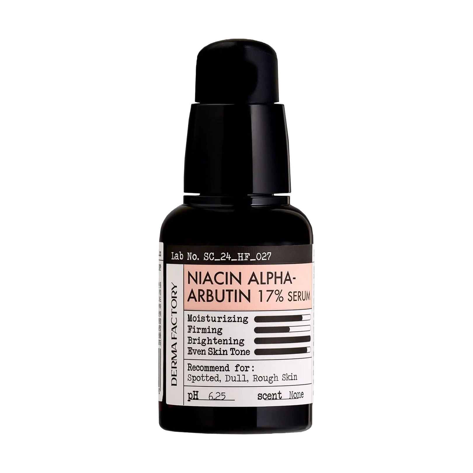 Освітлювальна сироватка для обличчя Derma Factory Niacin Alfa-Arbutin 17% Serum з ніацинамідом та альфа-арбутином, 30 мл
Освітлювальна сироватка для обличчя Derma Factory Niacin Alfa-Arbutin 17% Serum з ніацинамідом та альфа-арбутином, 30 мл