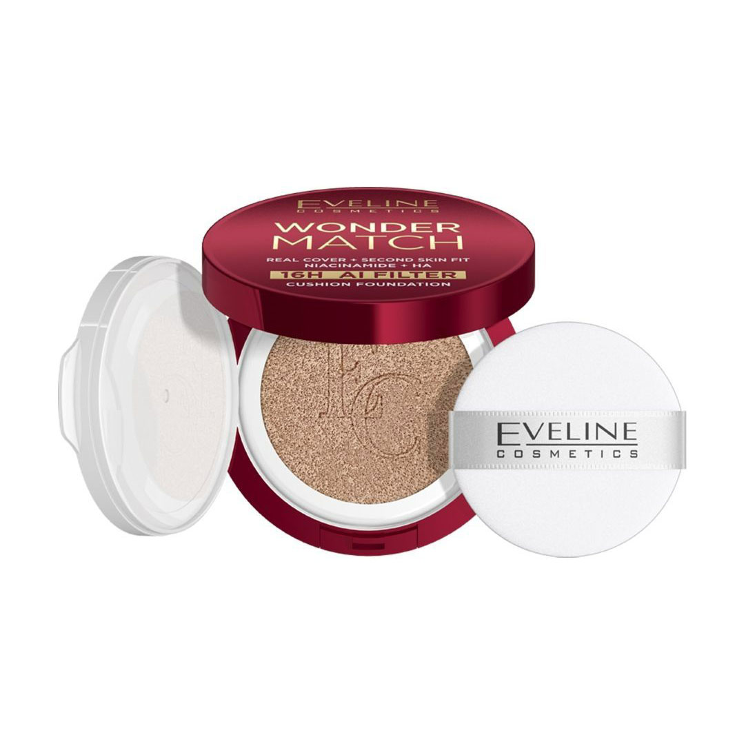 Тональна основа-кушон для обличчя Eveline Cosmetics Wonder Match 01N Ivory, 15 г
Тональна основа-кушон для обличчя Eveline Cosmetics Wonder Match 01N Ivory, 15 г