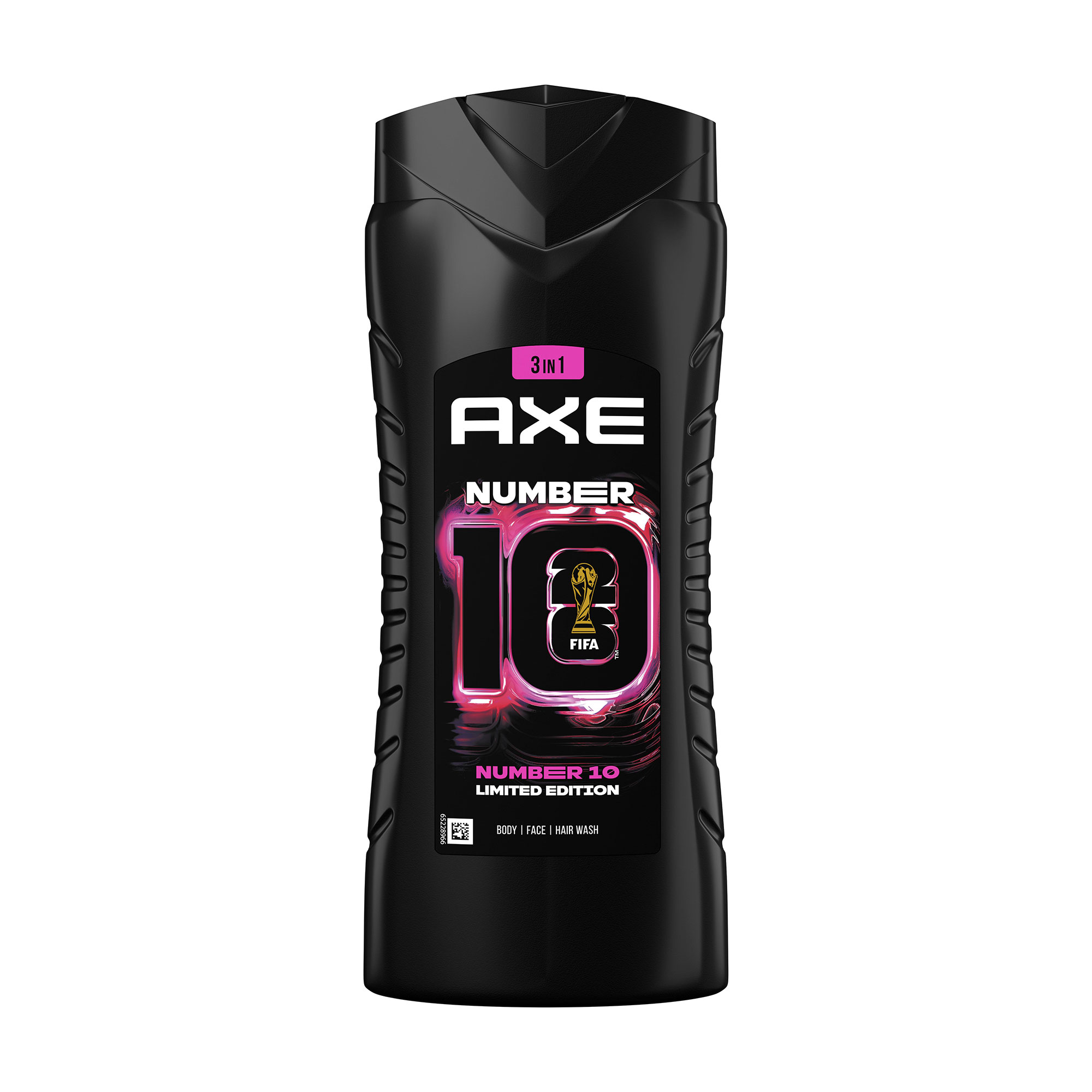 Парфумований гель для душу 3в1 AXE Limited Edition Body Face Hair Wash, Number 10 чоловічий, 400 мл
Парфумований гель для душу 3в1 AXE Limited Edition Body Face Hair Wash, Number 10 чоловічий, 400 мл