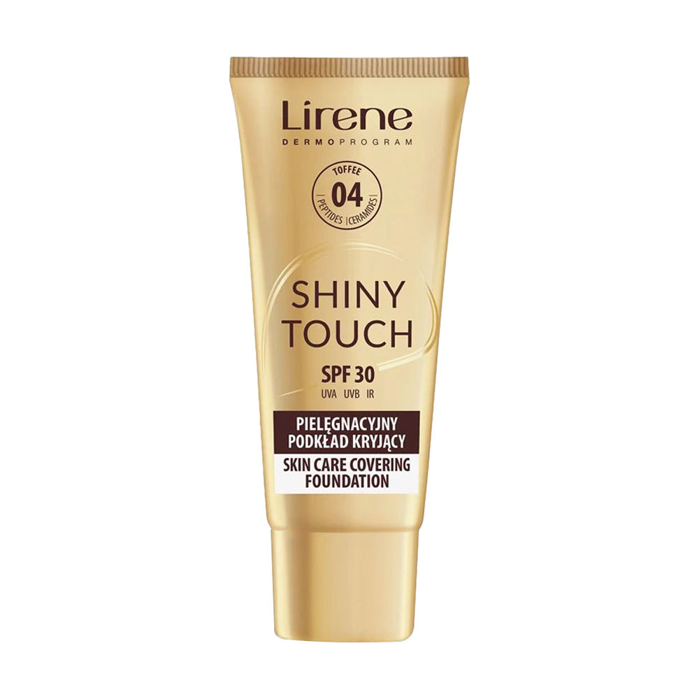 Тональний крем для обличчя Lirene Shiny Touch Skin Care Covering Foundation SPF 30, 04 Toffee, 30 мл
Тональний крем для обличчя Lirene Shiny Touch Skin Care Covering Foundation SPF 30, 04 Toffee, 30 мл