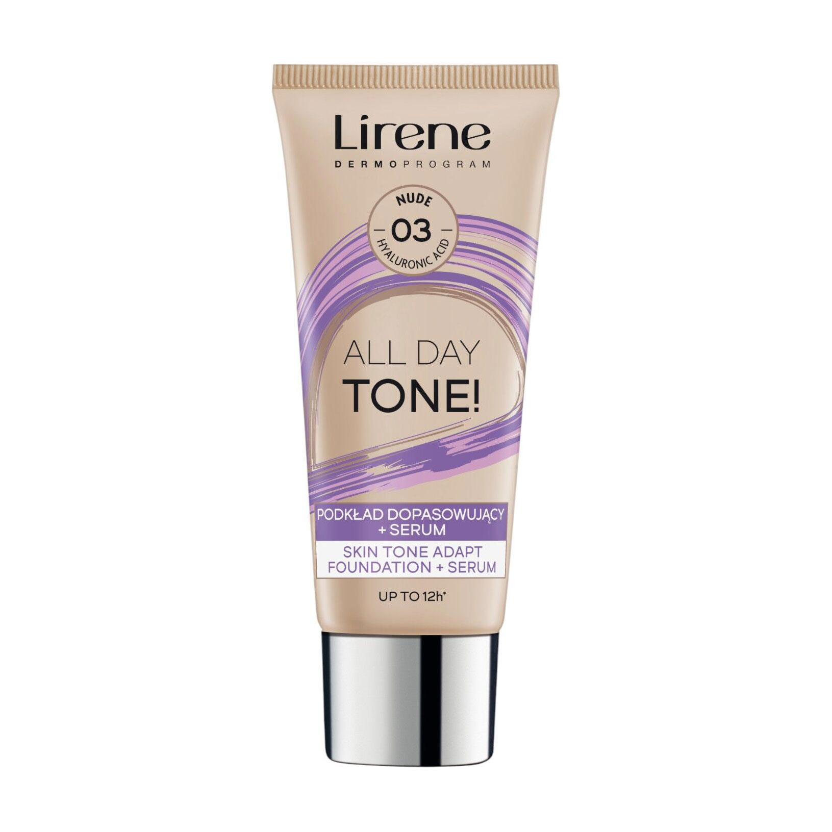Тональна основа для обличчя Lirene All Day Tone! Skin Tone Adapt Foundation + Serum, 03 Nude, 30 мл
Тональна основа для обличчя Lirene All Day Tone! Skin Tone Adapt Foundation + Serum, 03 Nude, 30 мл