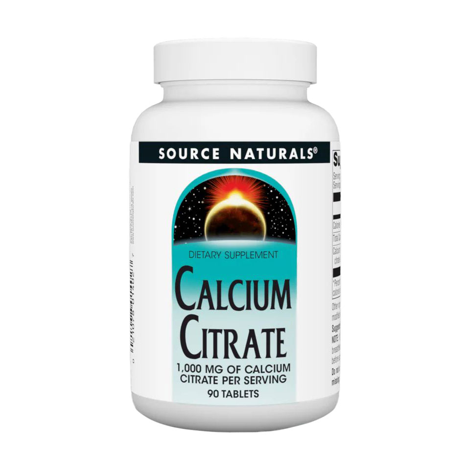 Кальцій цитрат Source Naturals Calcium Citrate, 1000 мг, 90 таблеток
Кальцій цитрат Source Naturals Calcium Citrate, 1000 мг, 90 таблеток
