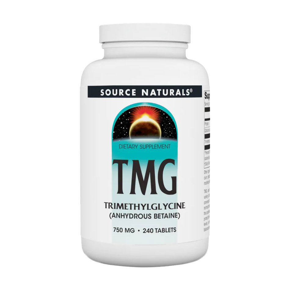 Триметилгліцин Source Naturals TMG, 750 мг, 240 таблеток
Триметилгліцин Source Naturals TMG, 750 мг, 240 таблеток