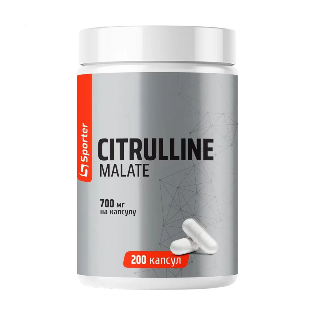 Цитрулін малат Sporter Citrulline Malate, 700 мг, 200 капсул
Цитрулін малат Sporter Citrulline Malate, 700 мг, 200 капсул