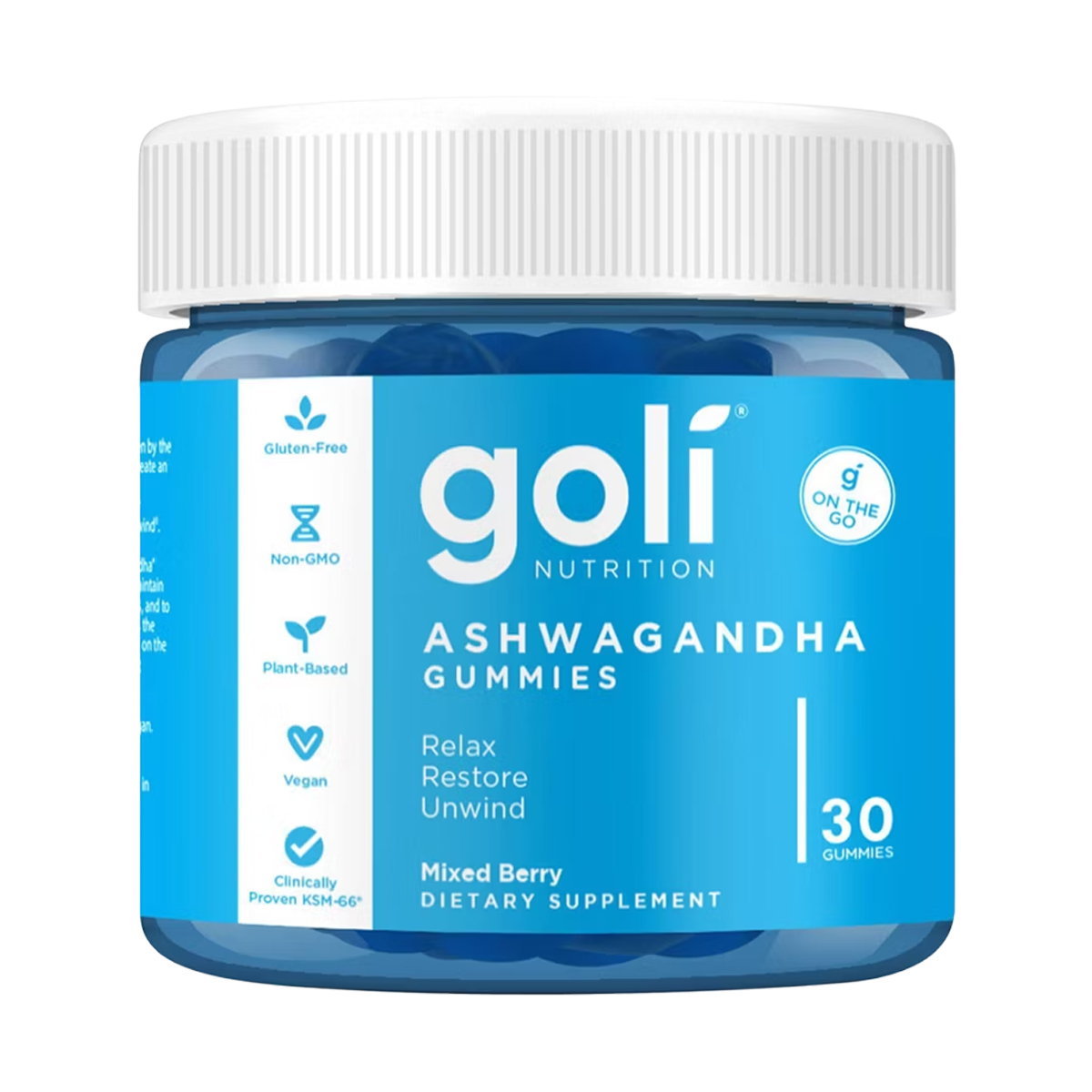 Ашваганда goli Nutrition Ashwagandha, 30 жувальних цукерок
Ашваганда goli Nutrition Ashwagandha, 30 жувальних цукерок