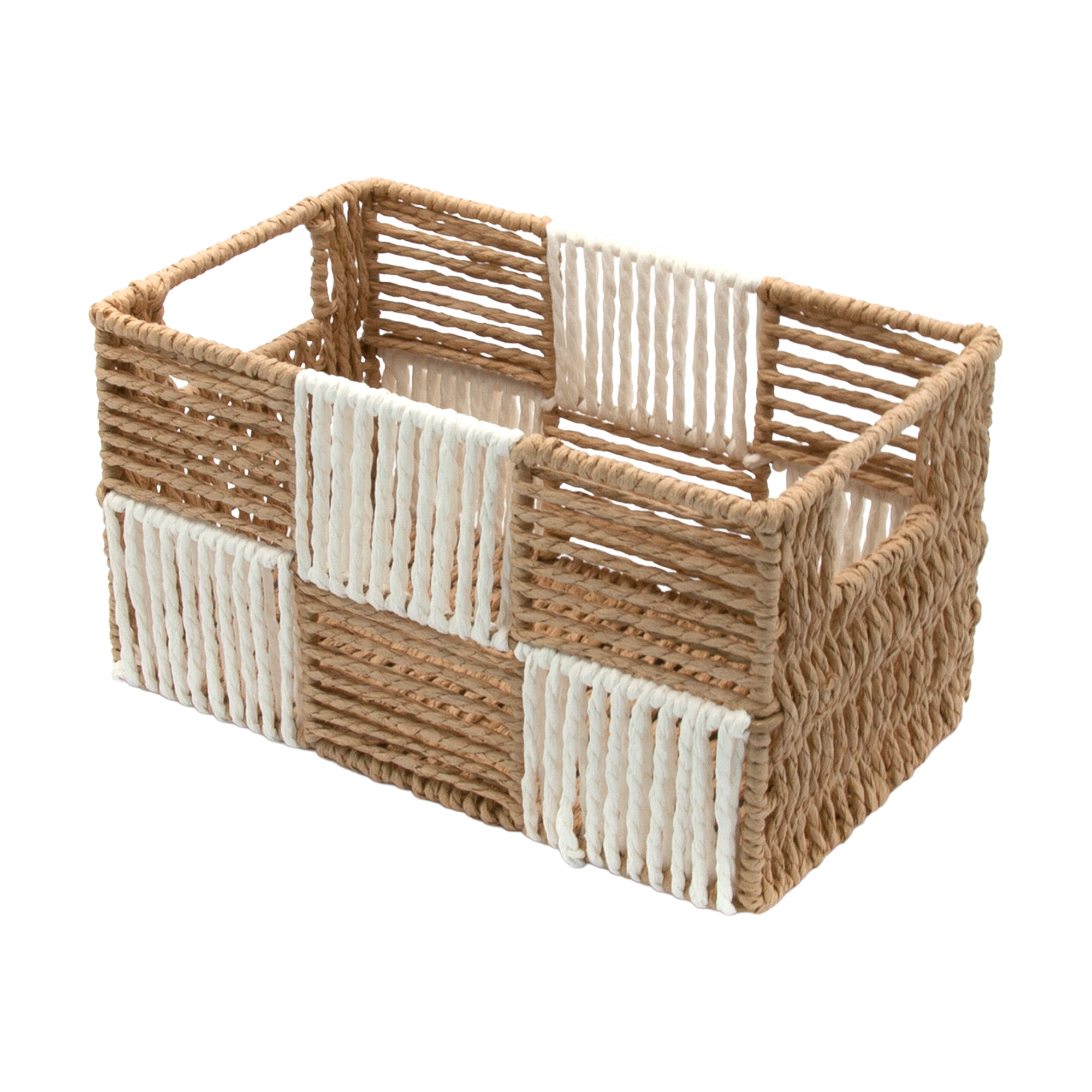 Кошик плетений Hold & Home прямокутний, біло-бежевий, 25.5*15.5*14 см (HW74793-1)
Кошик плетений Hold & Home прямокутний, біло-бежевий, 25.5*15.5*14 см (HW74793-1)