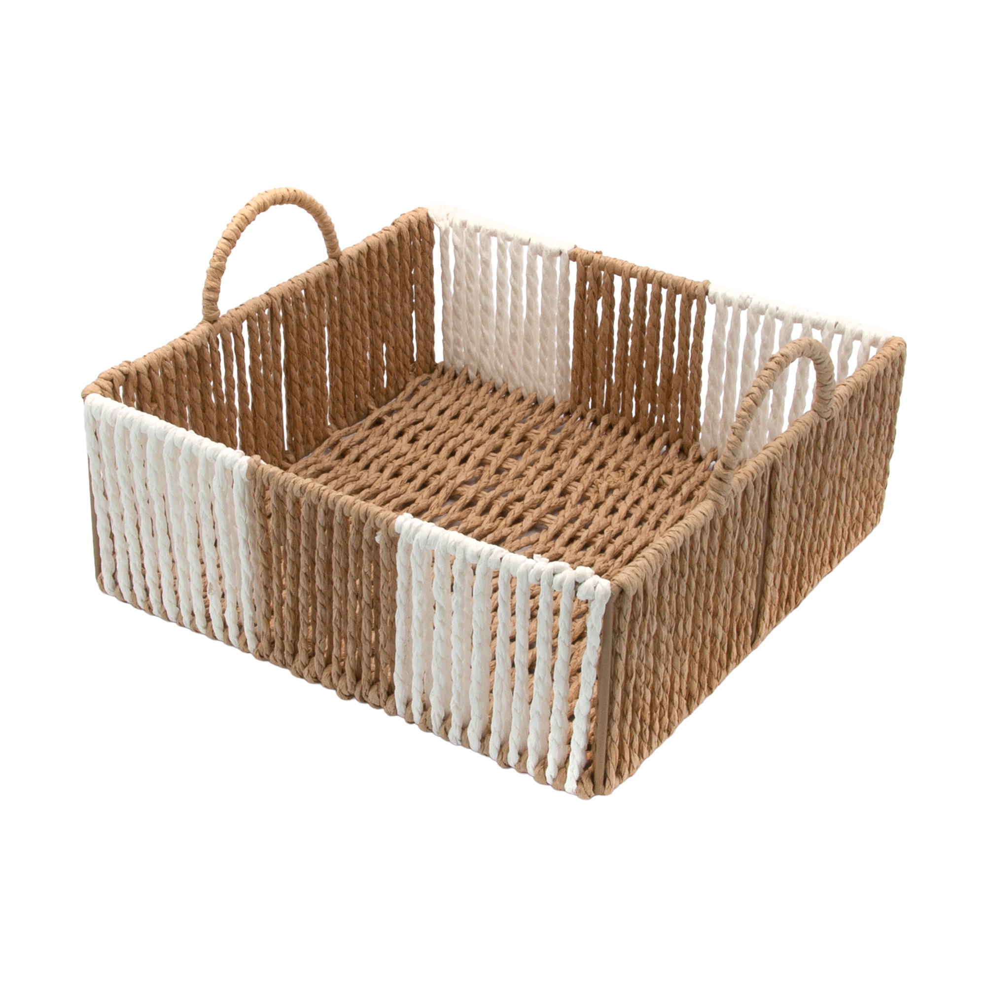 Кошик плетений Hold & Home прямокутний, з ручками, біло-бежевий, 30*20*9.5 см (HW74795-2)
Кошик плетений Hold & Home прямокутний, з ручками, біло-бежевий, 30*20*9.5 см (HW74795-2)