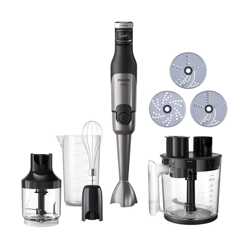 Блендер заглибний PHILIPS Series 5000 сріблясто-чорний (HR2685/00)
Блендер заглибний PHILIPS Series 5000 сріблясто-чорний (HR2685/00)