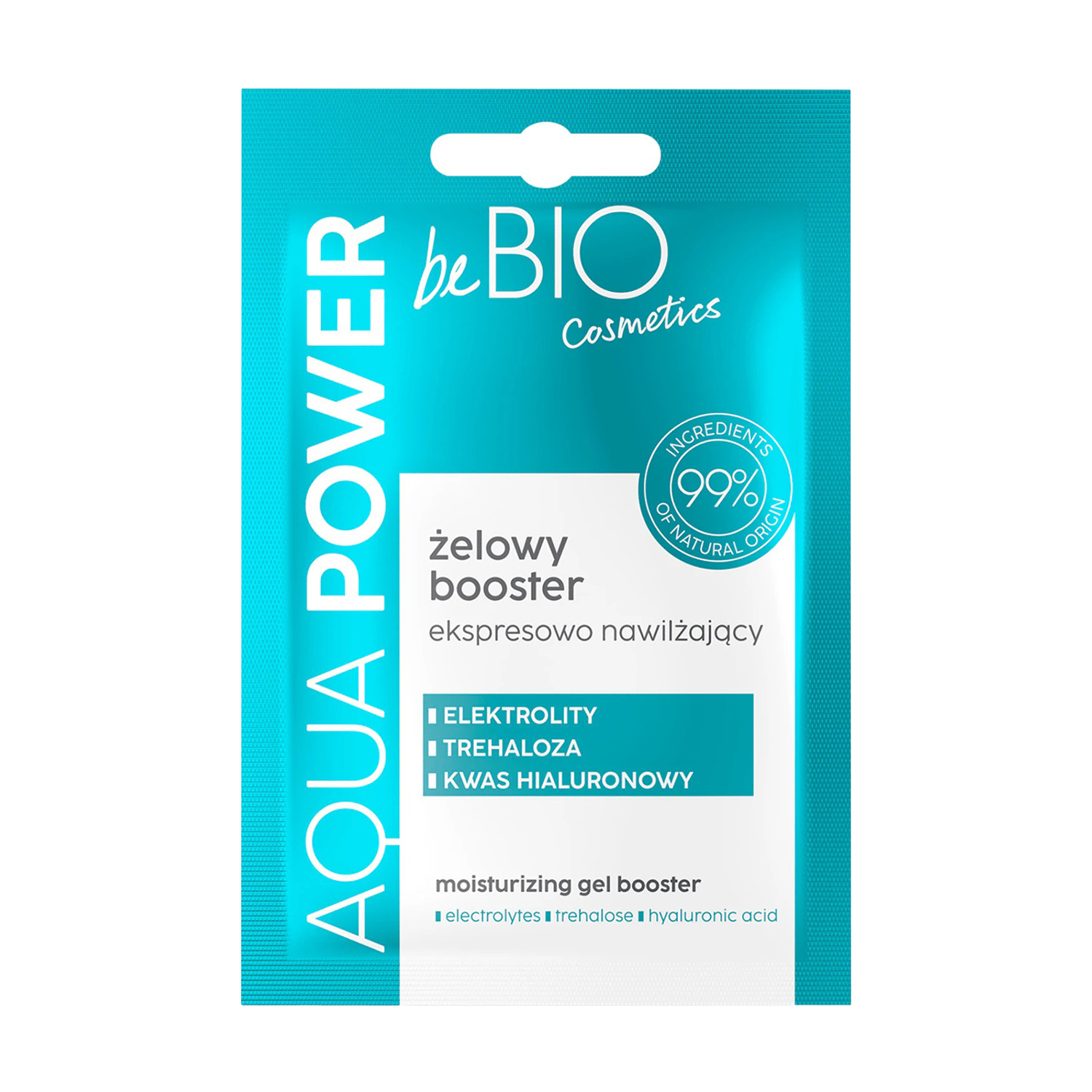 Зволожувальний гель-бустер для обличчя beBIO Aqua Power Moisturizing Gel Booster, 10 мл
Зволожувальний гель-бустер для обличчя beBIO Aqua Power Moisturizing Gel Booster, 10 мл