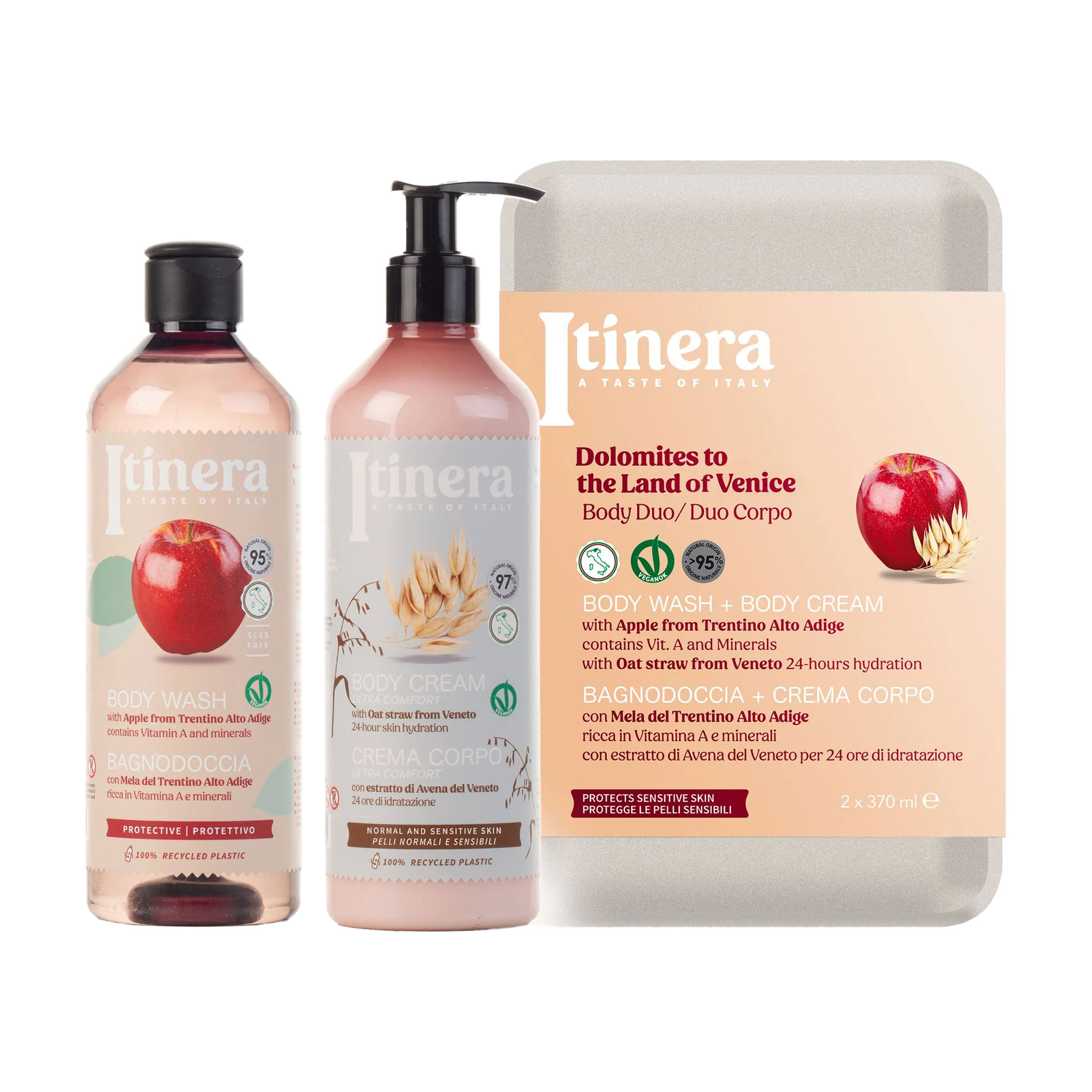 Набір Itinera Dolomites To The Land Of Venice Body Duo (гель для душу, 370 мл + крем для тіла, 370 мл)
Набір Itinera Dolomites To The Land Of Venice Body Duo (гель для душу, 370 мл + крем для тіла, 370 мл)