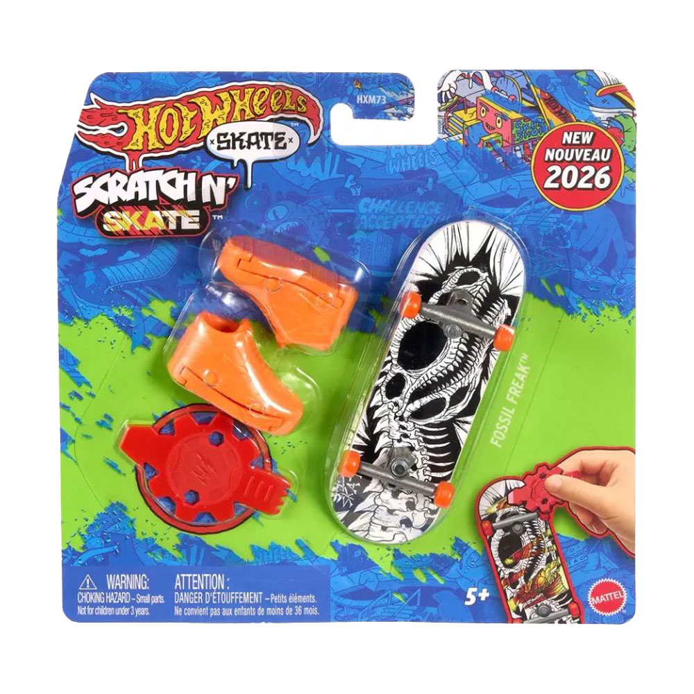 Ігровий набір Hot Wheels Скейт та взуття для пальчиків Круте перетворення, сірий, від 5 років (HXM73)
Ігровий набір Hot Wheels Скейт та взуття для пальчиків Круте перетворення, сірий, від 5 років (HXM73)