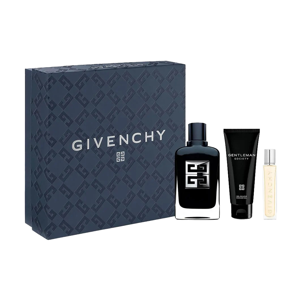 Парфумований набір Givenchy Gentleman Society чоловічий (парфумована вода, 100 мл + гель для душу, 75 мл + парфумована вода, 12.5 мл)
Парфумований набір Givenchy Gentleman Society чоловічий (парфумована вода, 100 мл + гель для душу, 75 мл + парфумована вода, 12.5 мл)