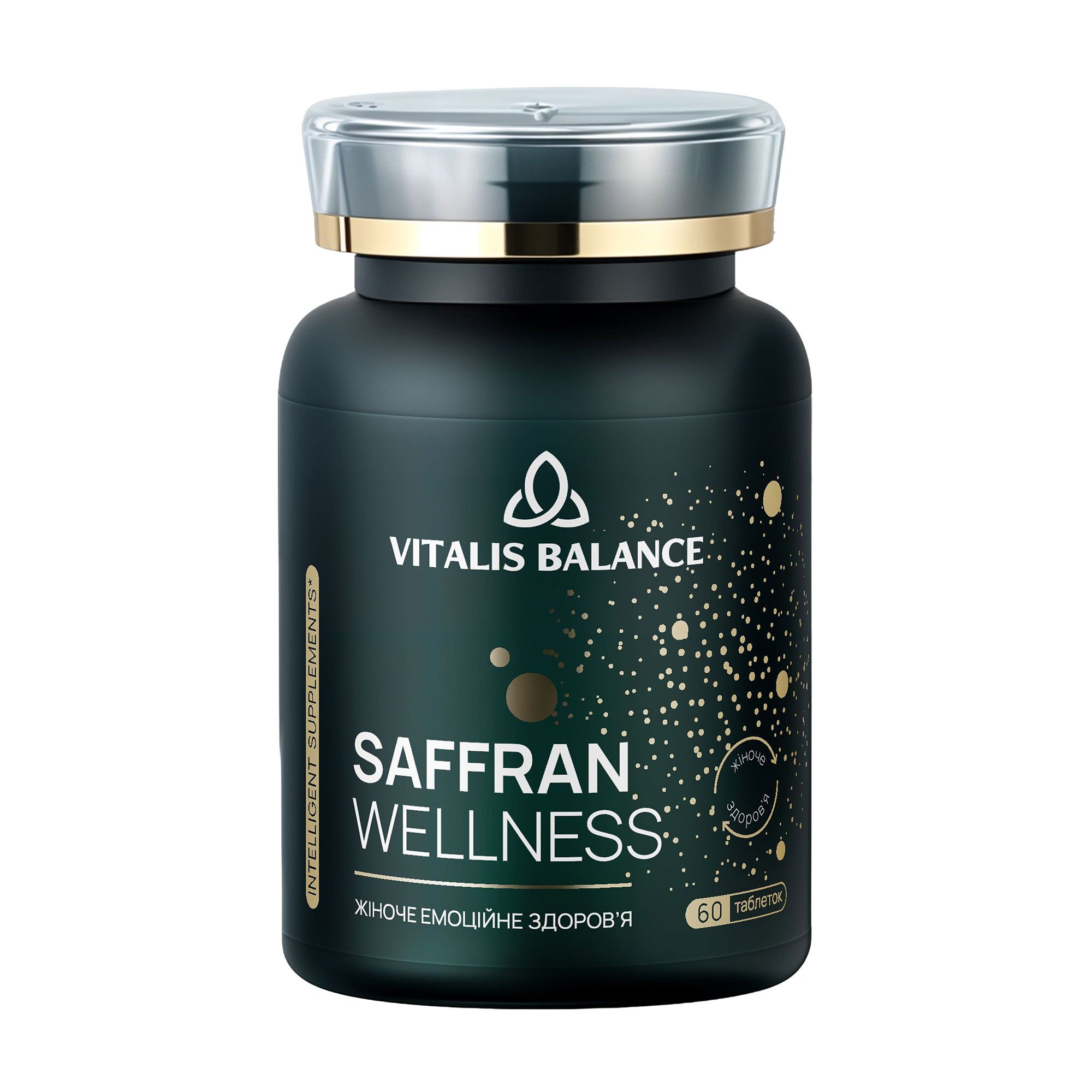 Комплекс Жіноче емоційне здоров'я Vitalis Balance Saffran Wellness, 60 таблеток
Комплекс Жіноче емоційне здоров'я Vitalis Balance Saffran Wellness, 60 таблеток