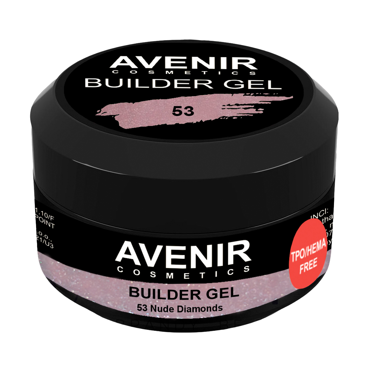 Гель для нарощування нігтів Avenir Cosmetics Builder Gel Pro 53 Nude Diamonds, 15 мл
Гель для нарощування нігтів Avenir Cosmetics Builder Gel Pro 53 Nude Diamonds, 15 мл
