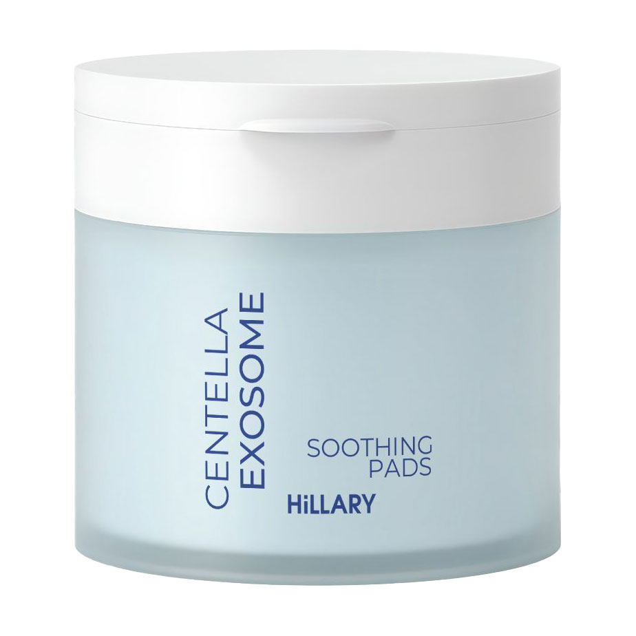 Заспокійливі тонер-пади для обличчя Hillary Centella Exosome Soothing Pads з екзосомами центели, 120 мл, 60 шт
Заспокійливі тонер-пади для обличчя Hillary Centella Exosome Soothing Pads з екзосомами центели, 120 мл, 60 шт