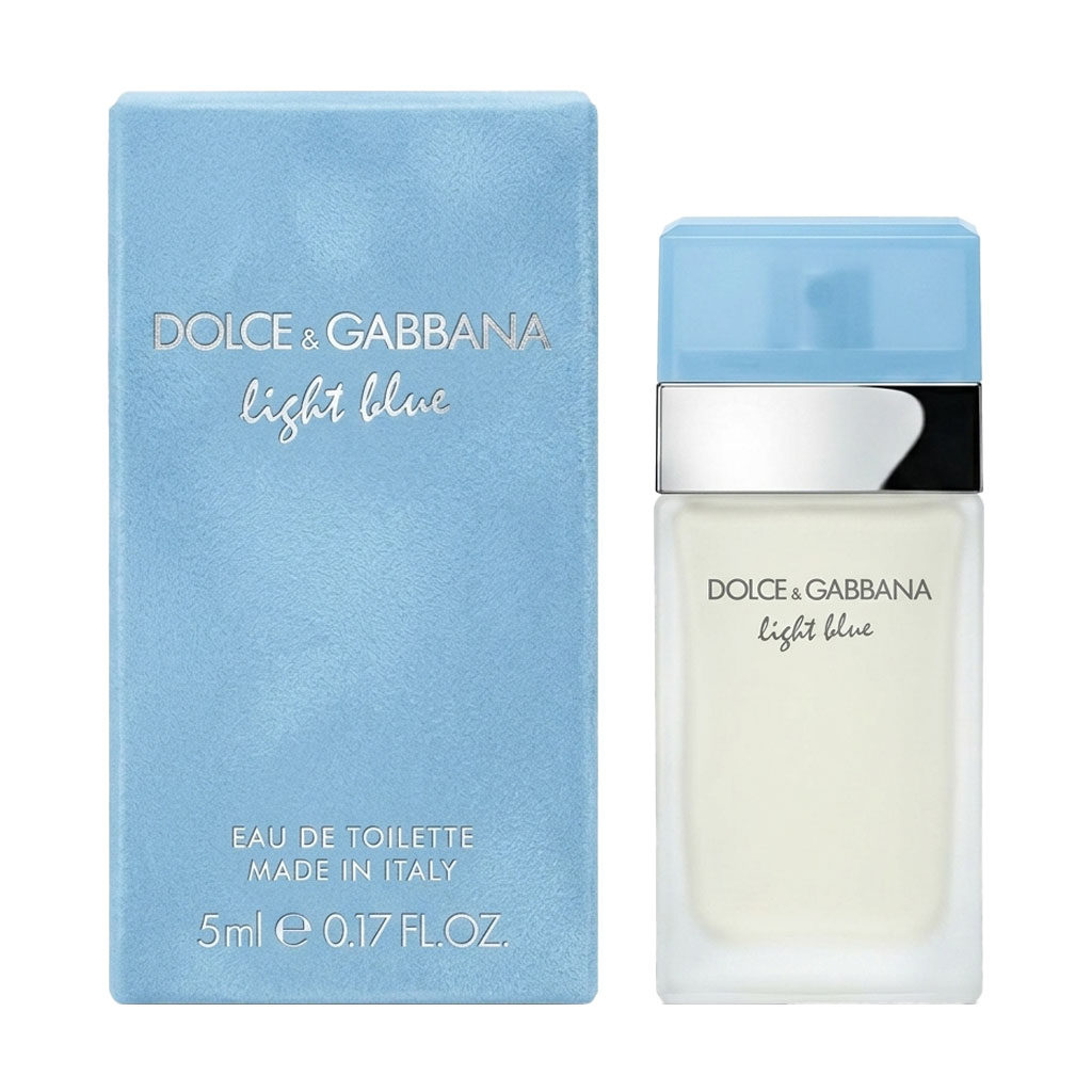 Dolce & Gabbana Light Blue Туалетна вода жіноча, 5 мл (мініатюра)
Dolce & Gabbana Light Blue Туалетна вода жіноча, 5 мл (мініатюра)