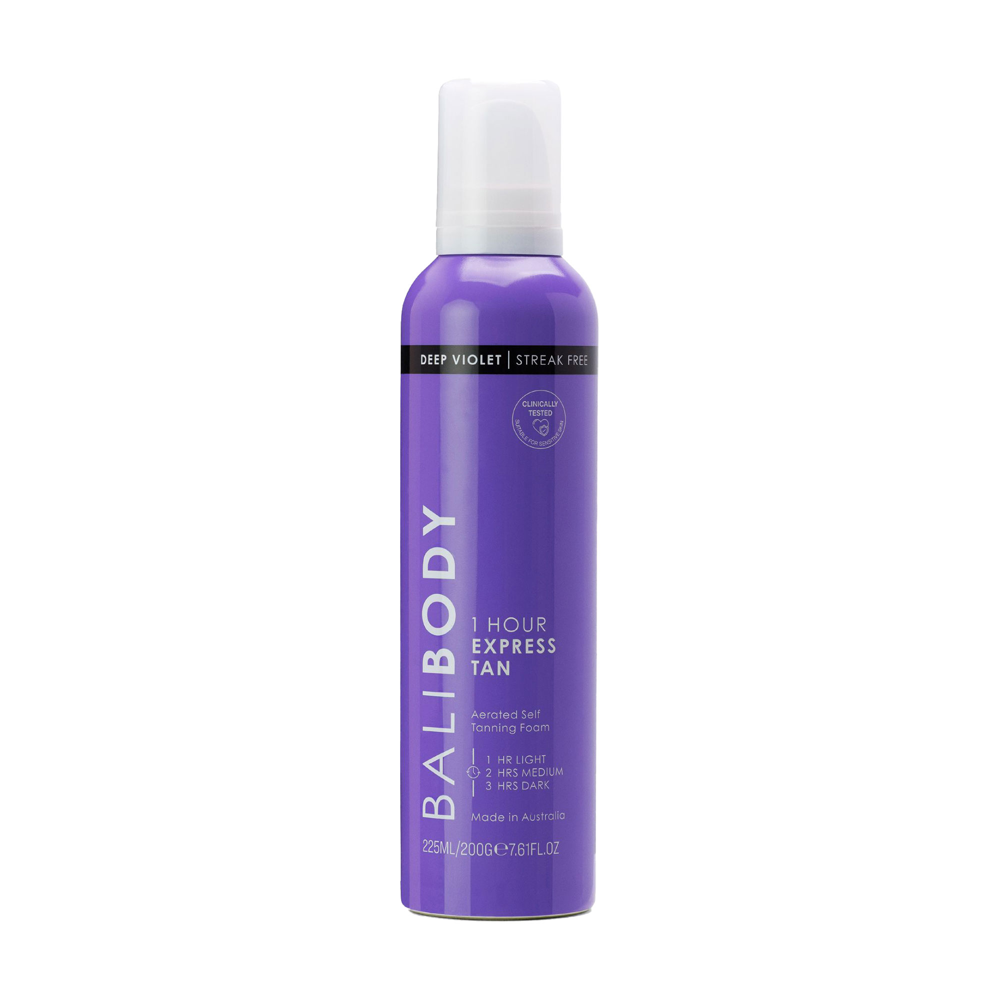 Експрес автозасмага для тіла Bali Body 1 Hour Express Tan, Deep Violet, 225 мл
Експрес автозасмага для тіла Bali Body 1 Hour Express Tan, Deep Violet, 225 мл