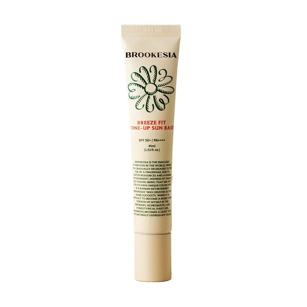 Сонцезахисний тонувальний крем для обличчя BROOKESIA Breeze Fit Tone-Up Sun Base, SPF 50+/PA++++, 45 мл
Сонцезахисний тонувальний крем для обличчя BROOKESIA Breeze Fit Tone-Up Sun Base, SPF 50+/PA++++, 45 мл