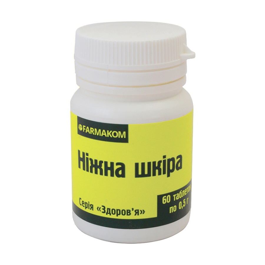 Здоров'я, ніжна шкіра Farmakom Health Soft Skin, 60 таблеток
Здоров'я, ніжна шкіра Farmakom Health Soft Skin, 60 таблеток