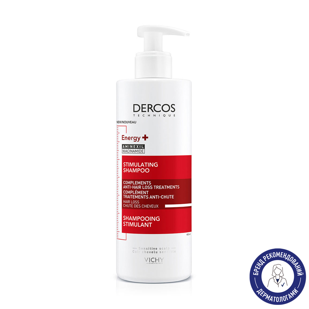 Уцінка! Тонізувальний шампунь для волосся Vichy Dercos Energising Shampoo з амінексилом, 200 мл
Уцінка! Тонізувальний шампунь для волосся Vichy Dercos Energising Shampoo з амінексилом, 200 мл