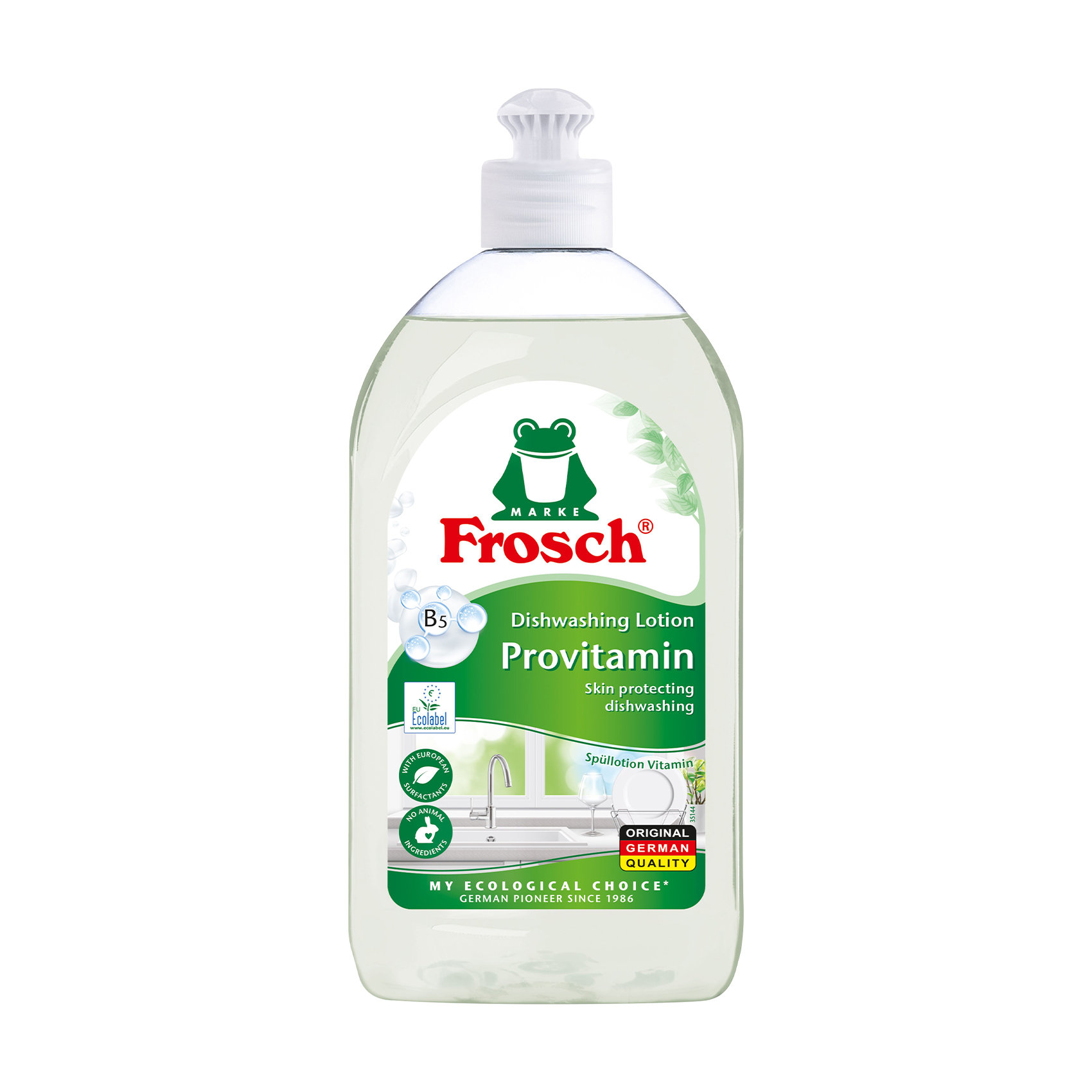 Бальзам-концентрат для миття посуду Frosch Provitamin, 500 мл
Бальзам-концентрат для миття посуду Frosch Provitamin, 500 мл