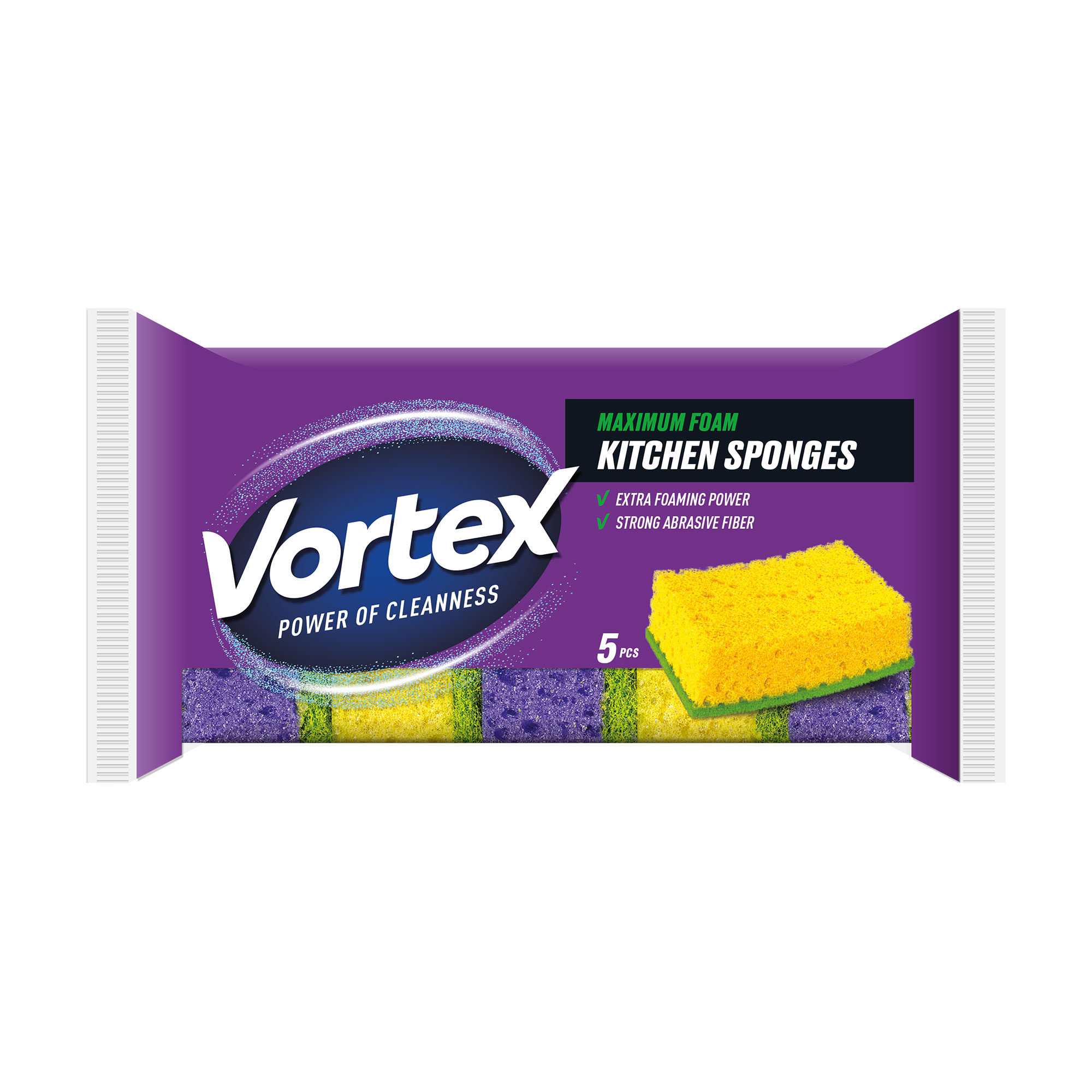 Губки кухонні Vortex Maximum Foam для миття посуду, 5 шт
Губки кухонні Vortex Maximum Foam для миття посуду, 5 шт